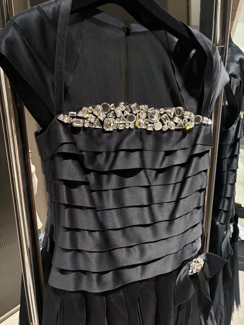 Chanel 06A Black Swarovski Little Black dress - Image 2