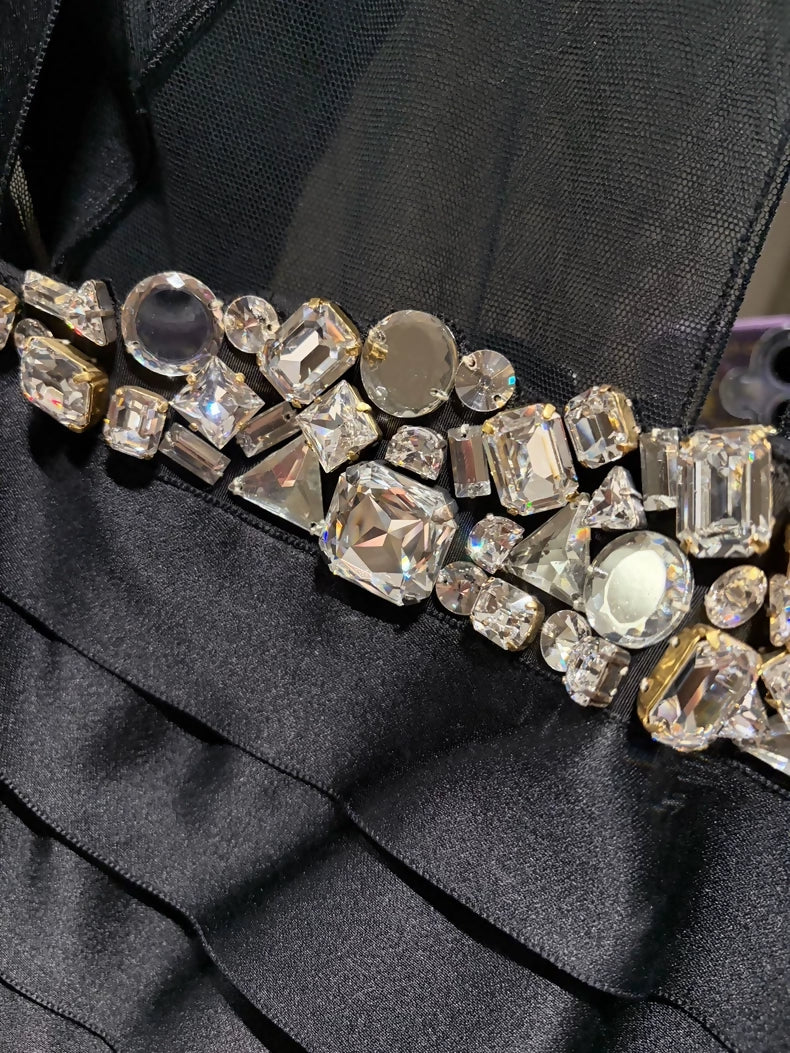 Chanel 06A Black Swarovski Little Black dress - Image 5