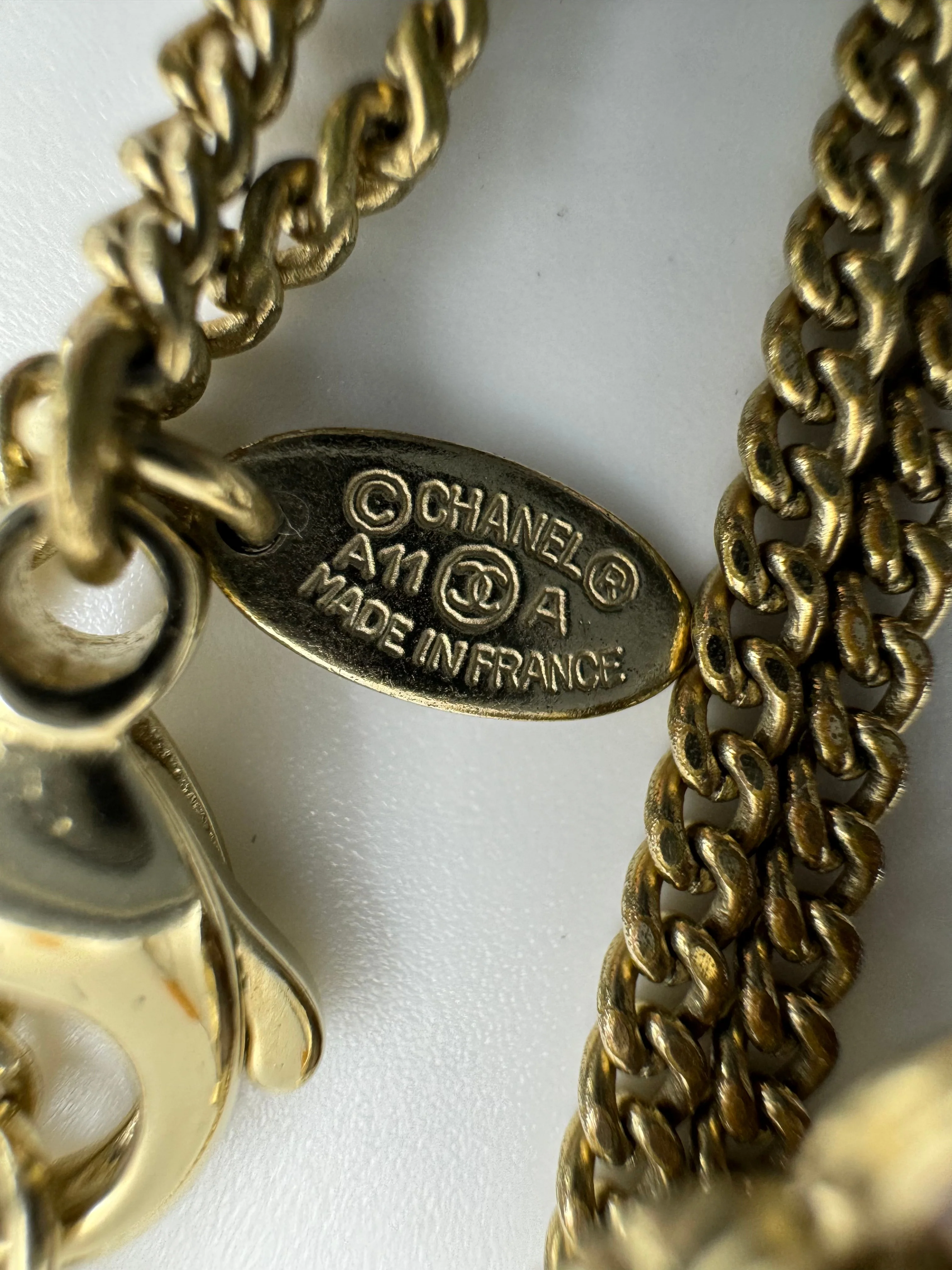 Chanel 11A Glazed Brown Five-Leaf Clover Two-Wear Necklace - Image 12