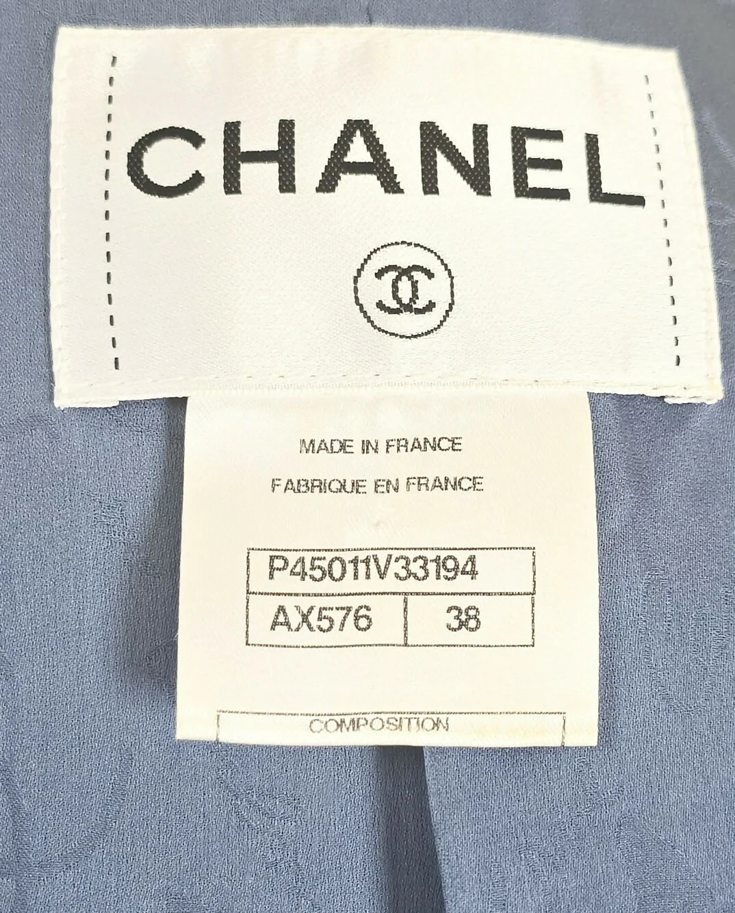Chanel 13C Paris-Versailles Runway Blue Denim Braided Trim Jacket FR 38 - Image 7