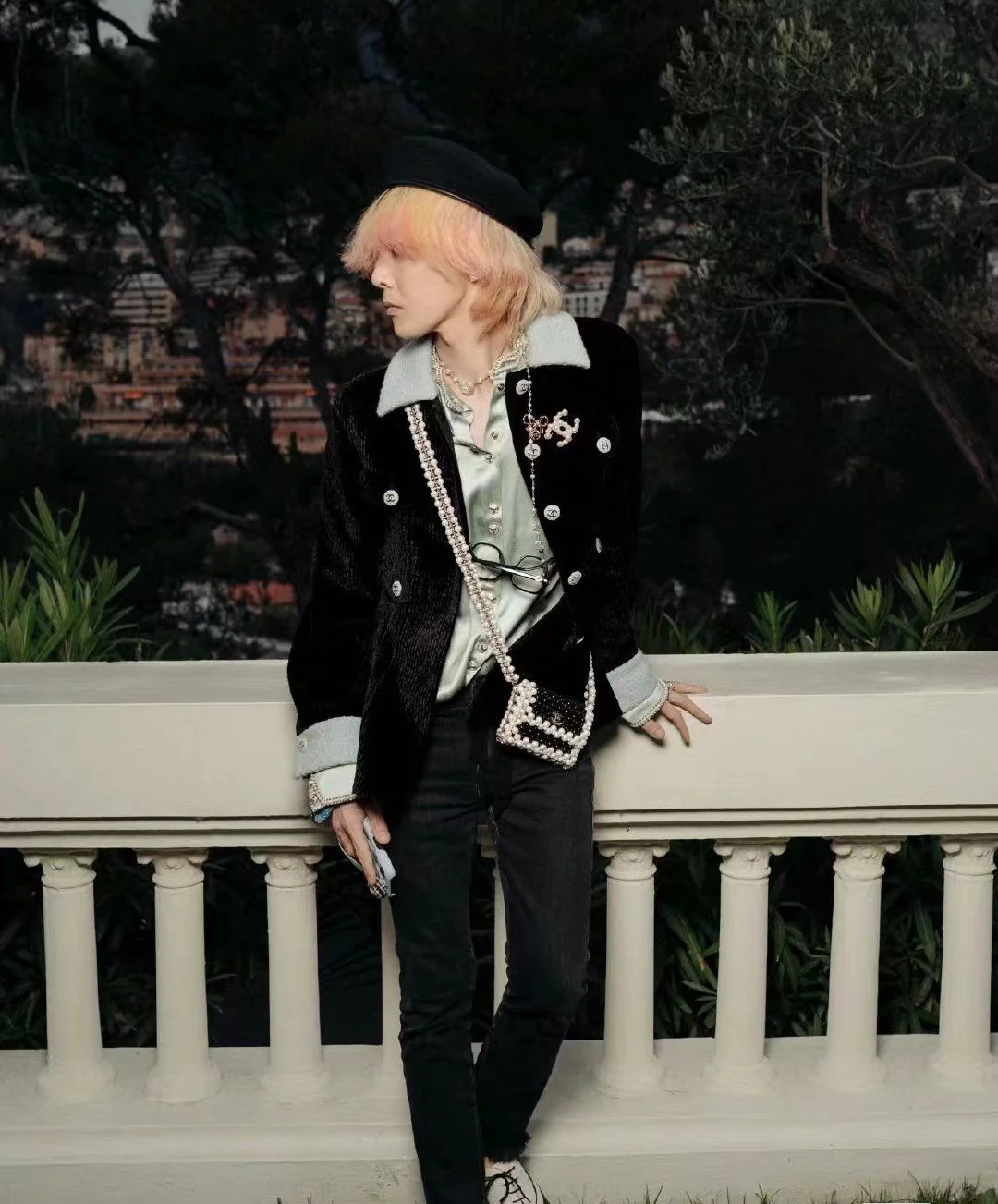 Chanel 13S Imitation Pearl Cc Brooch G Dragon Same Style - Image 15