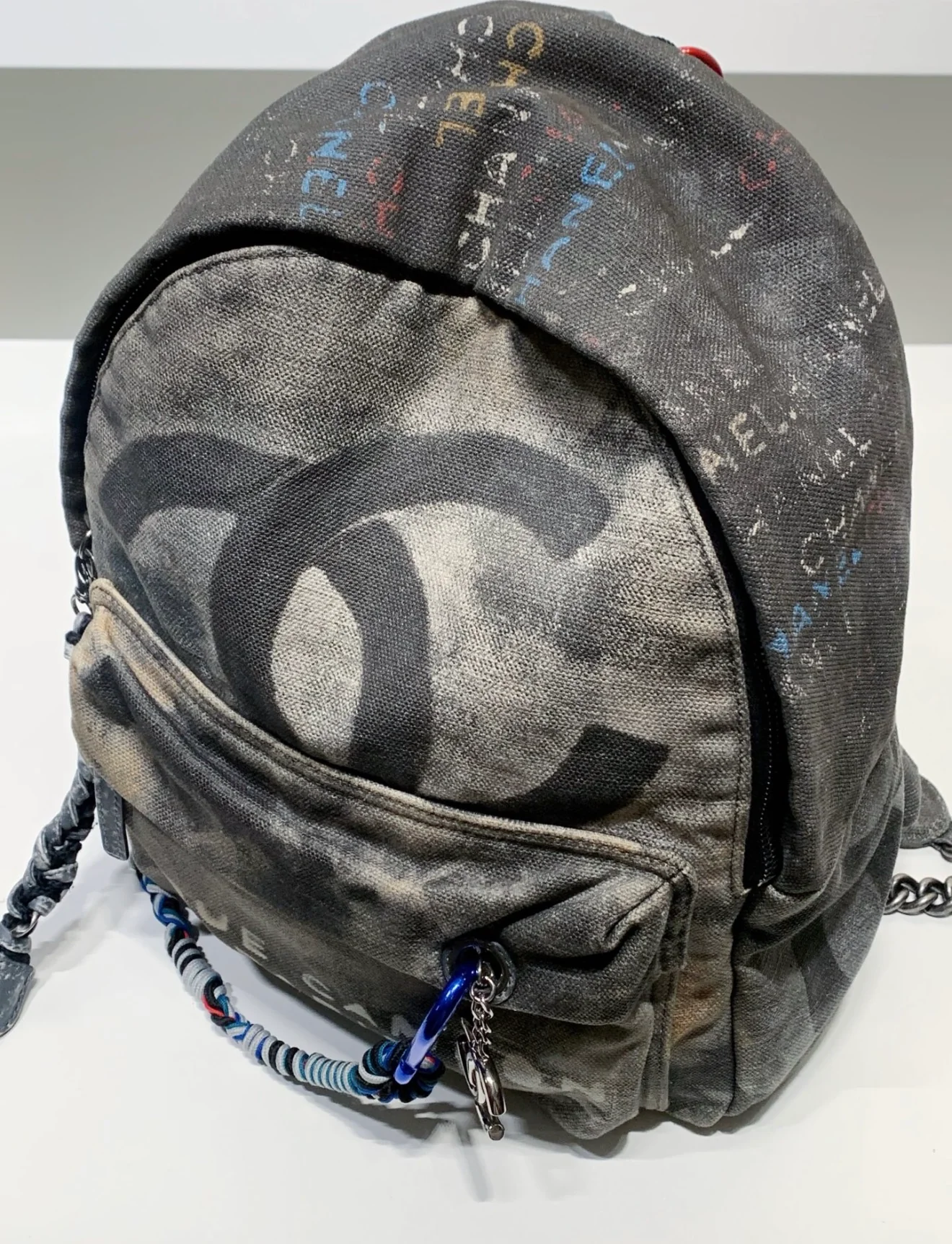 Chanel 14S Graffiti Backpack - Image 3
