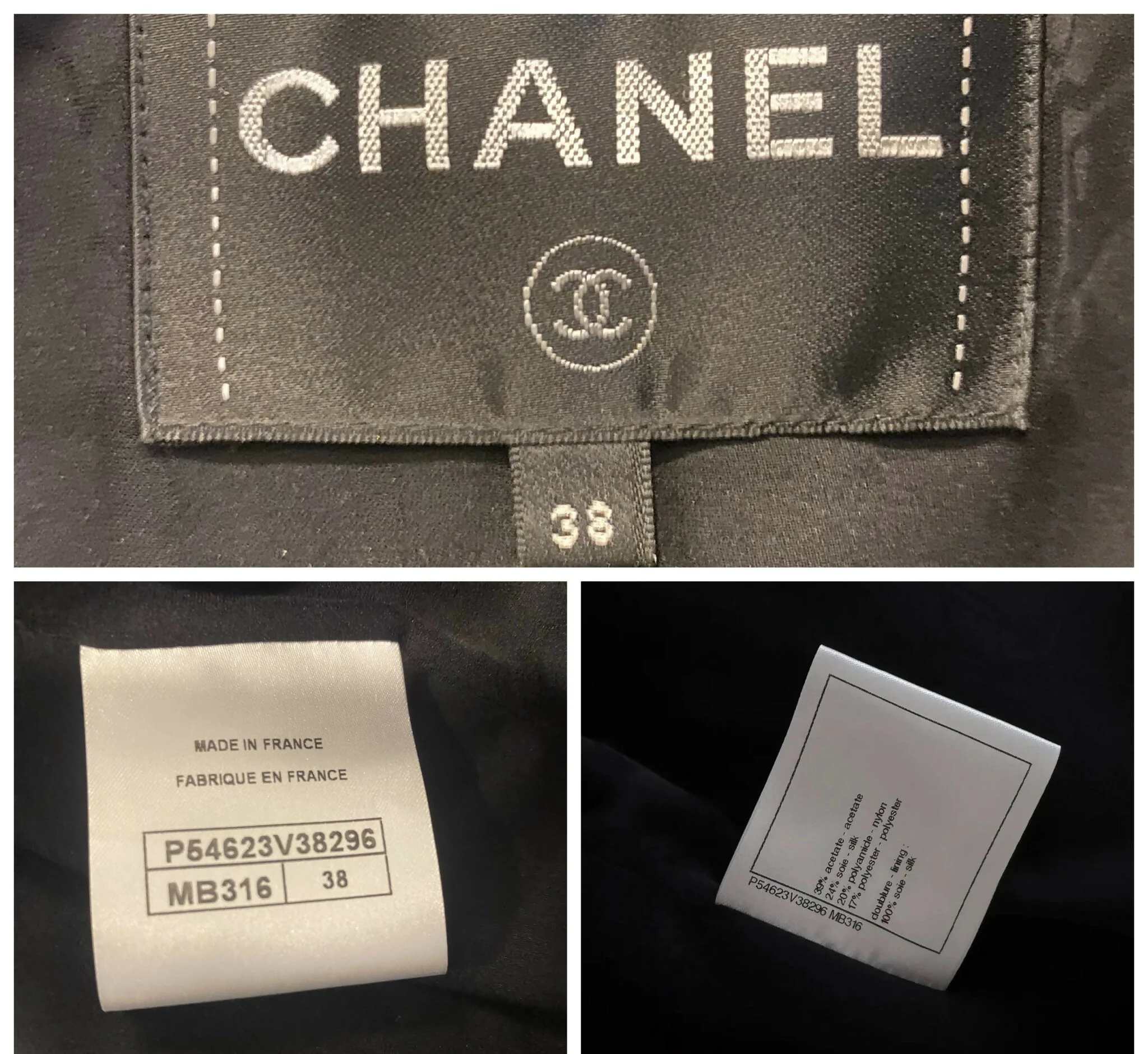 Chanel 16A Paris Rome Black Navy Metallic Camellia Jacquard Braid Long Coat Jacket FR 38 - Image 10