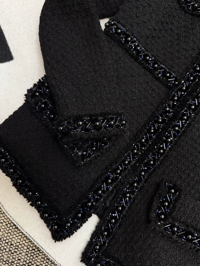 Rare Chanel 17A black tweed jacket - Image 2
