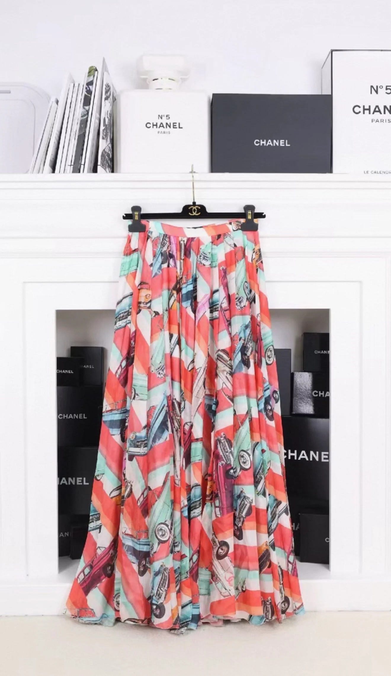 Chanel 17C Runway Multicolore Skirt