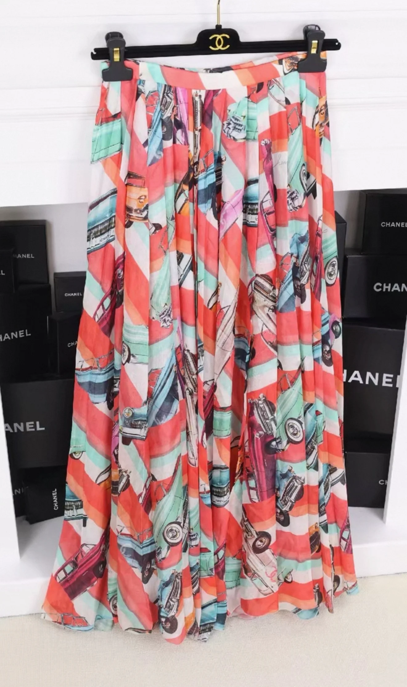 Chanel 17C Runway Multicolore Skirt - Image 4