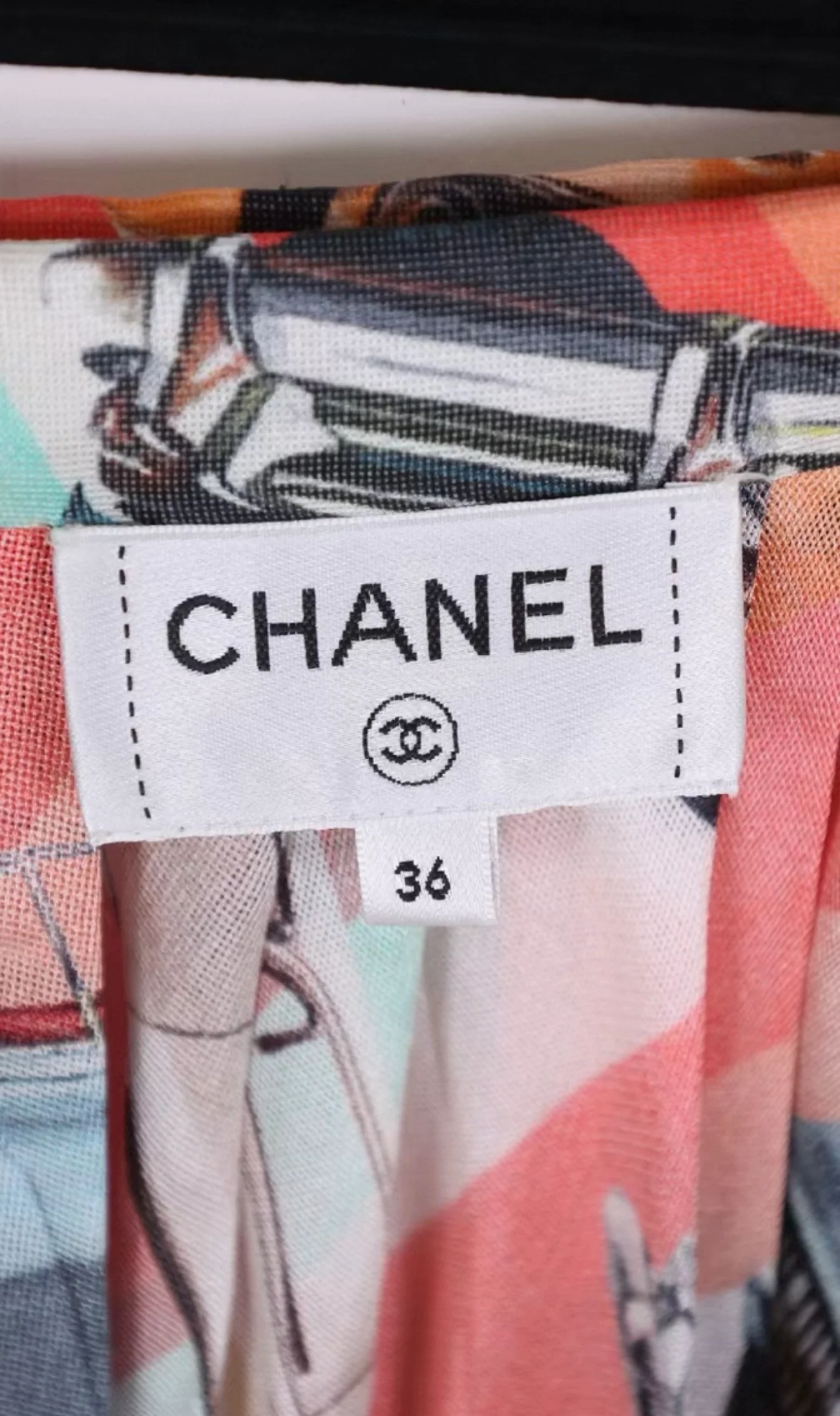 Chanel 17C Runway Multicolore Skirt - Image 7