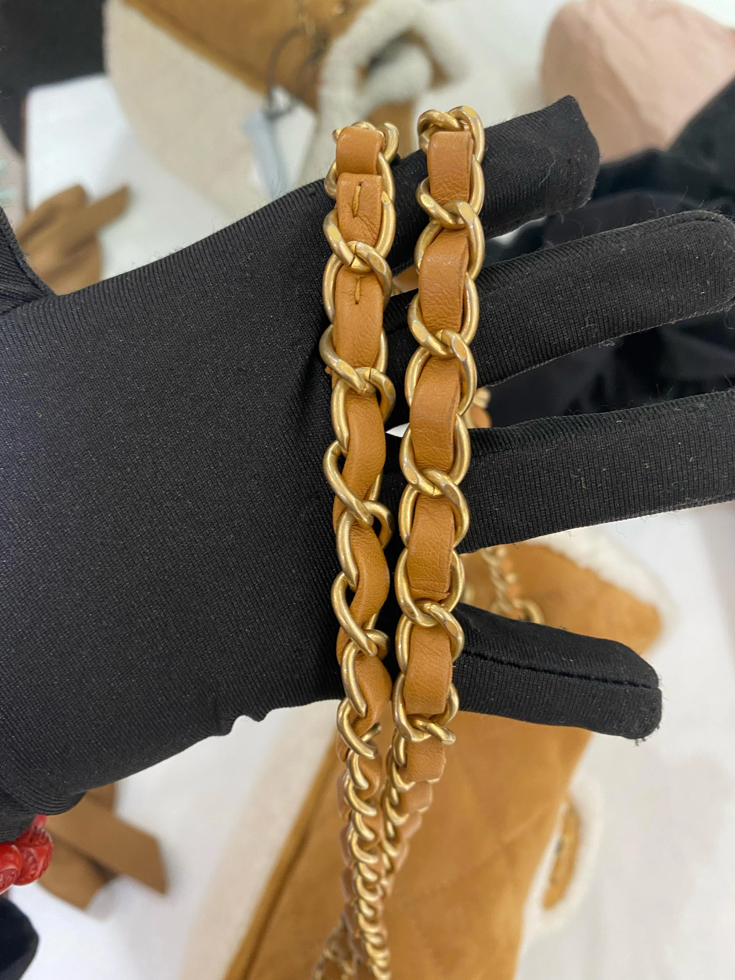 Chanel 18 Shearling Coco Neige Flap Bag - Image 14