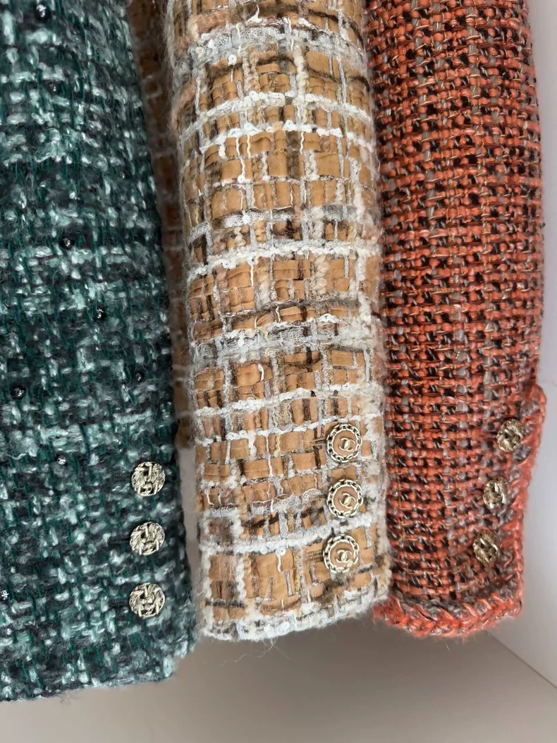 Chanel 18k Green tweed jacket - Image 3
