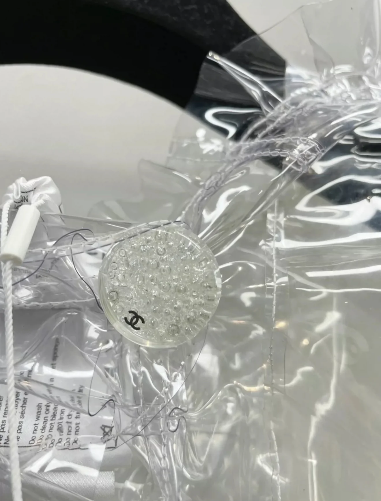 Chanel 18S Transparent Cape Polyurethane - Image 5