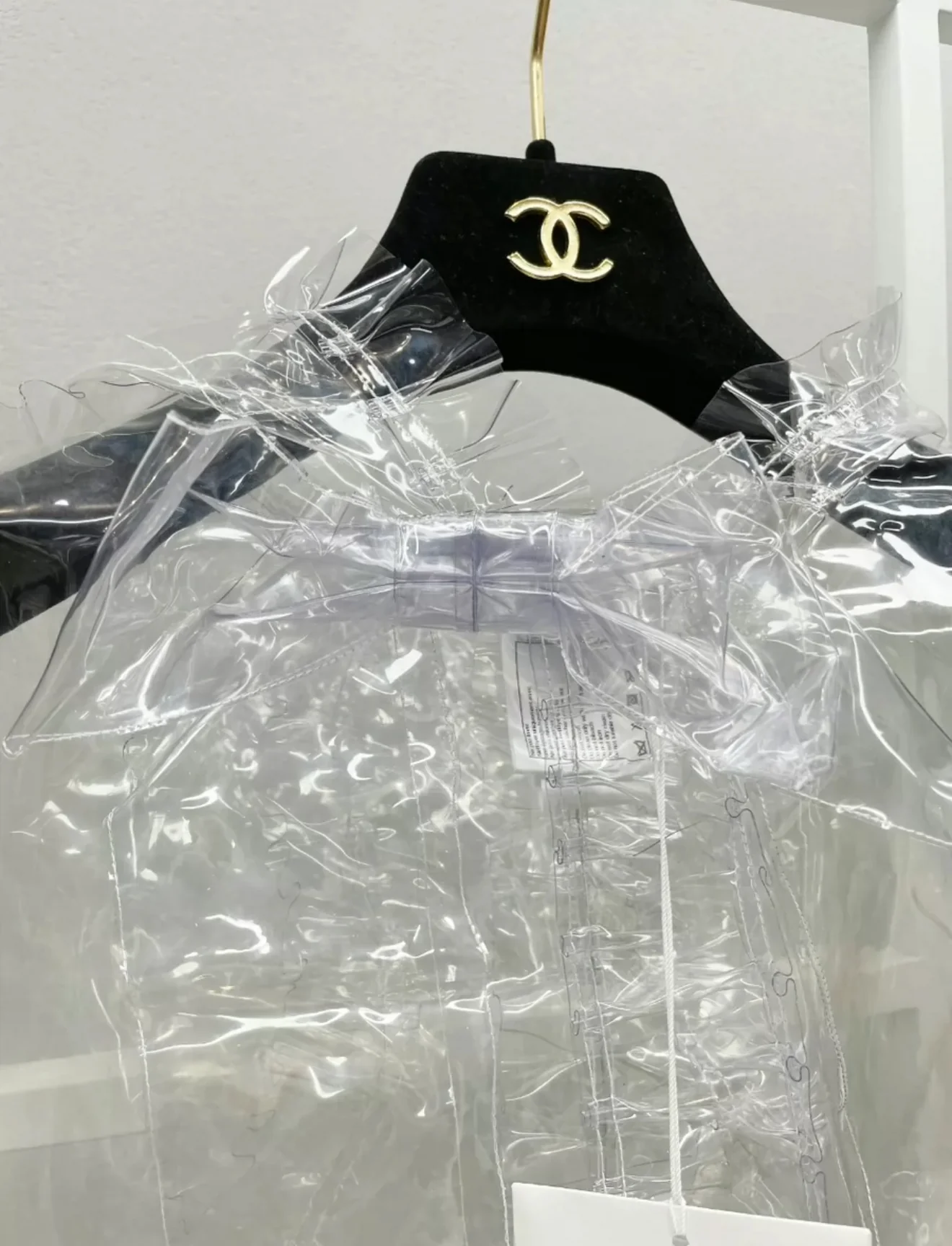 Chanel 18S Transparent Cape Polyurethane - Image 6