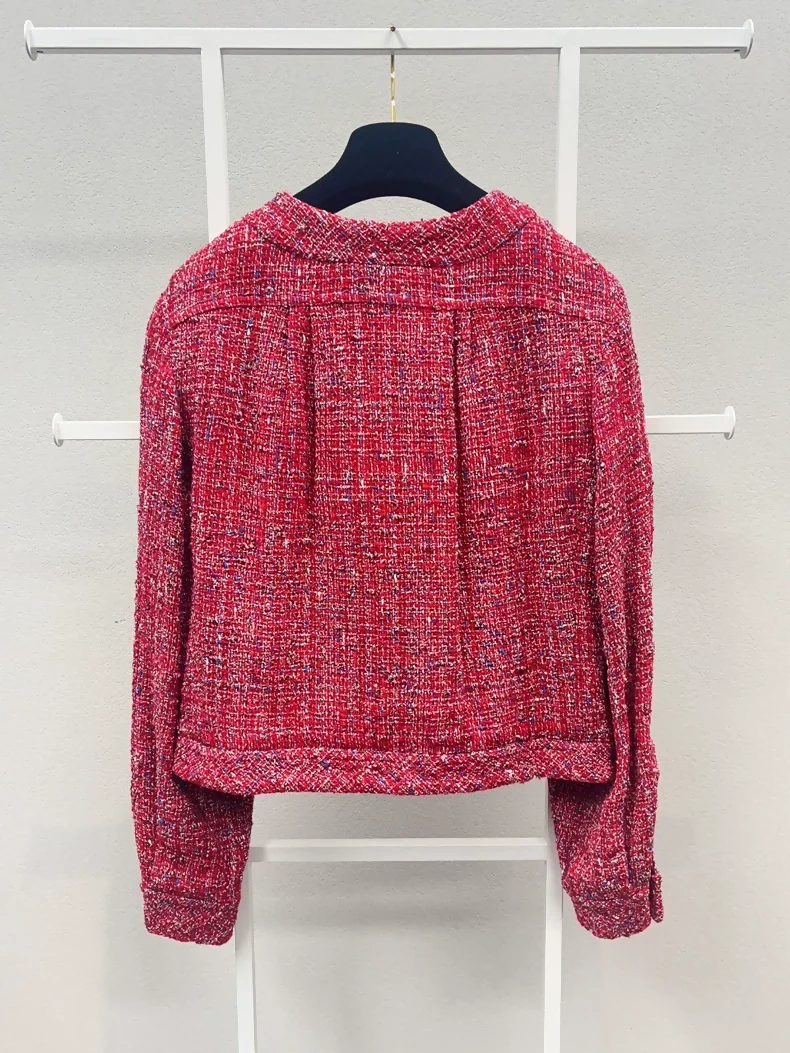 Chanel 19 red tweed jacket - Image 2