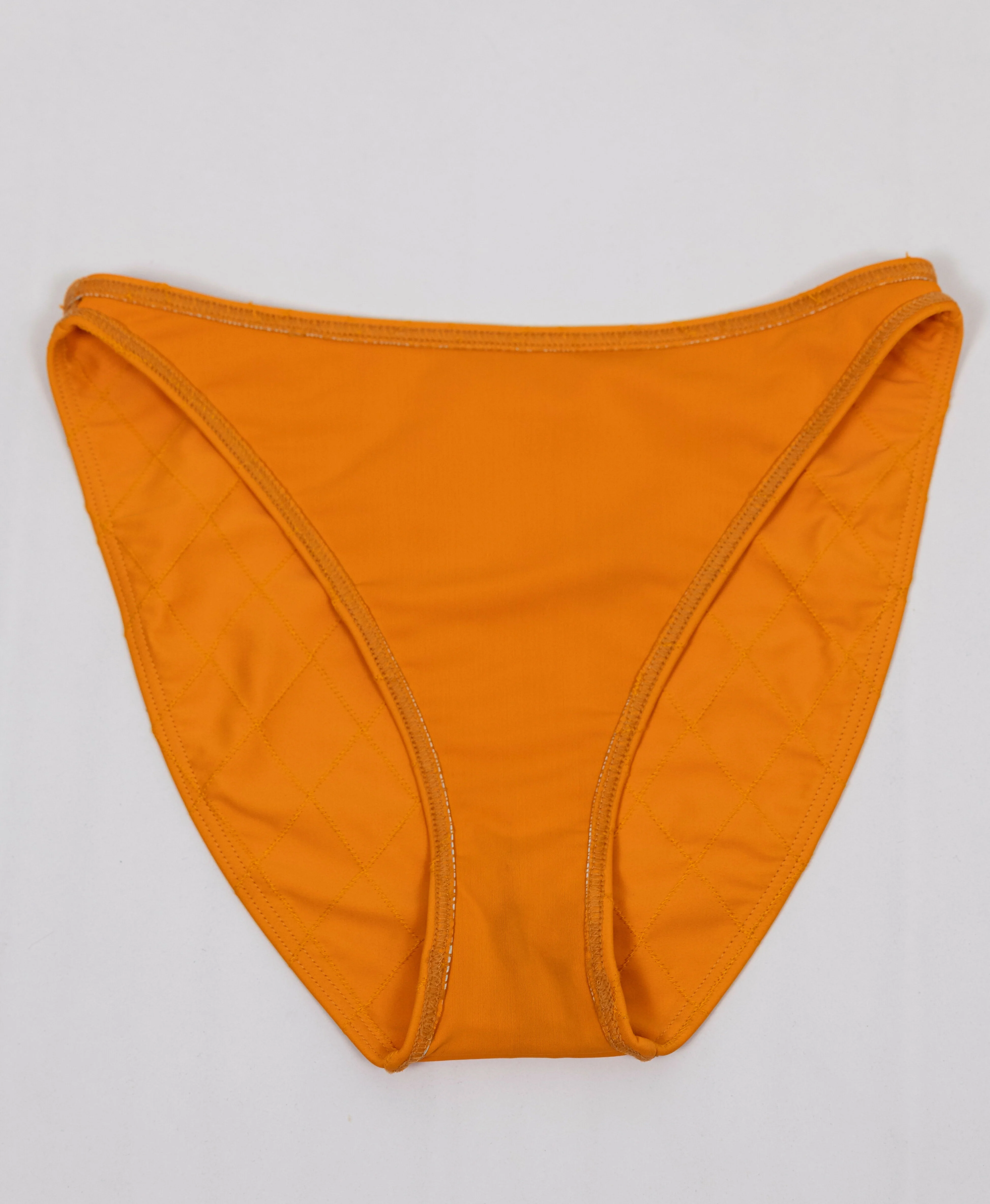 Chanel 1994 Cruise Vintage Orange Logo Quilted Bikini - Image 12