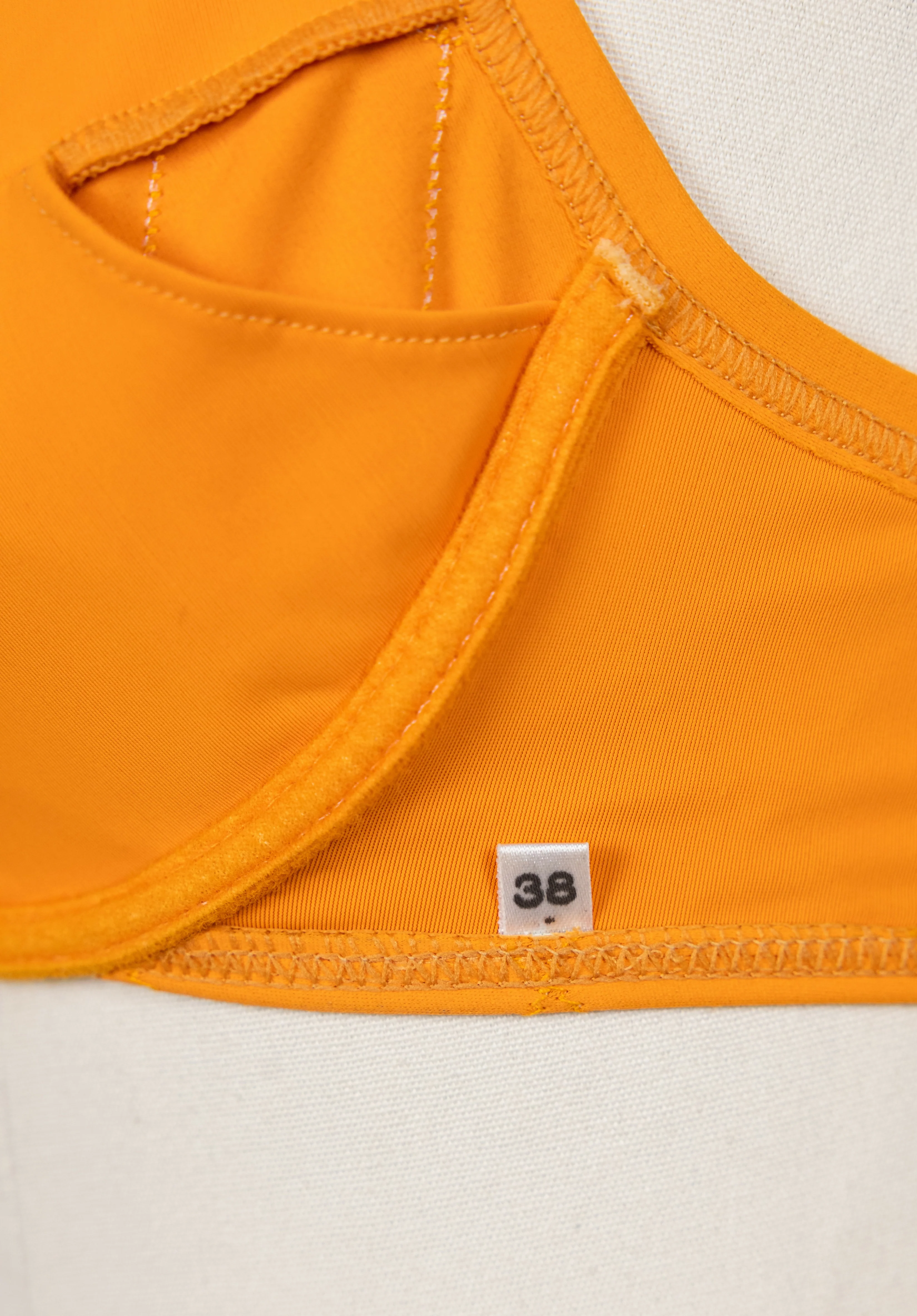 Chanel 1994 Cruise Vintage Orange Logo Quilted Bikini - Image 9