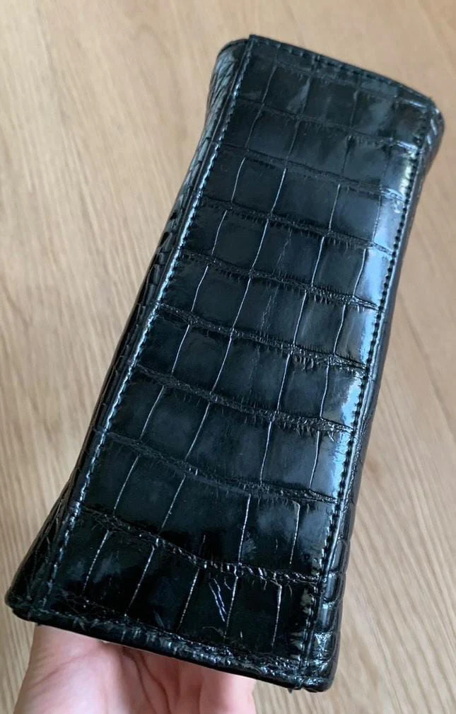 Chanel 1996-1997 Black Crocodile Mini Kelly bag - Image 3