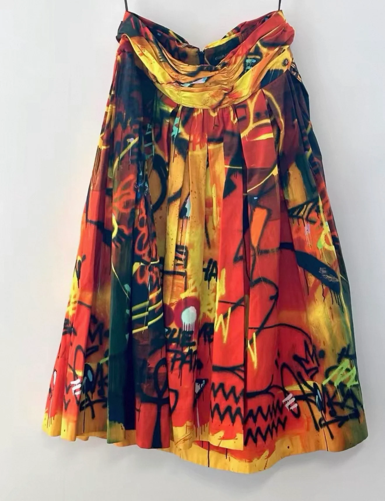 Chanel 19A Graffiti Skirt - Image 2