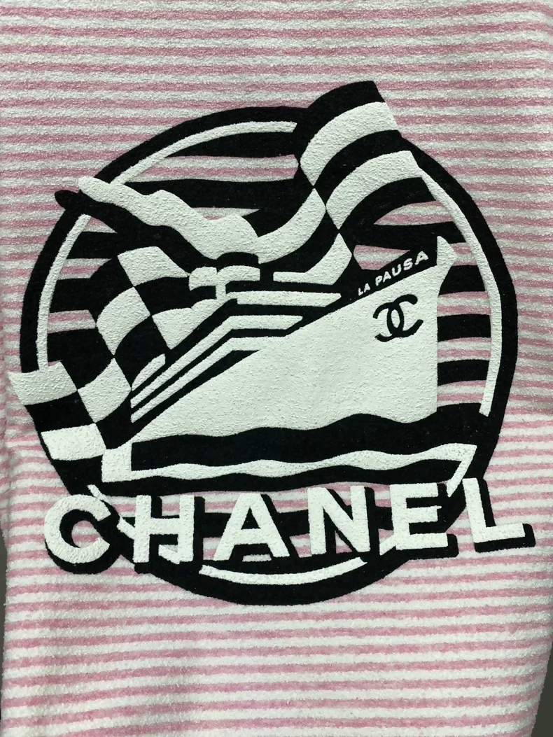 Chanel 19C Pink and White T-shirt - Image 3