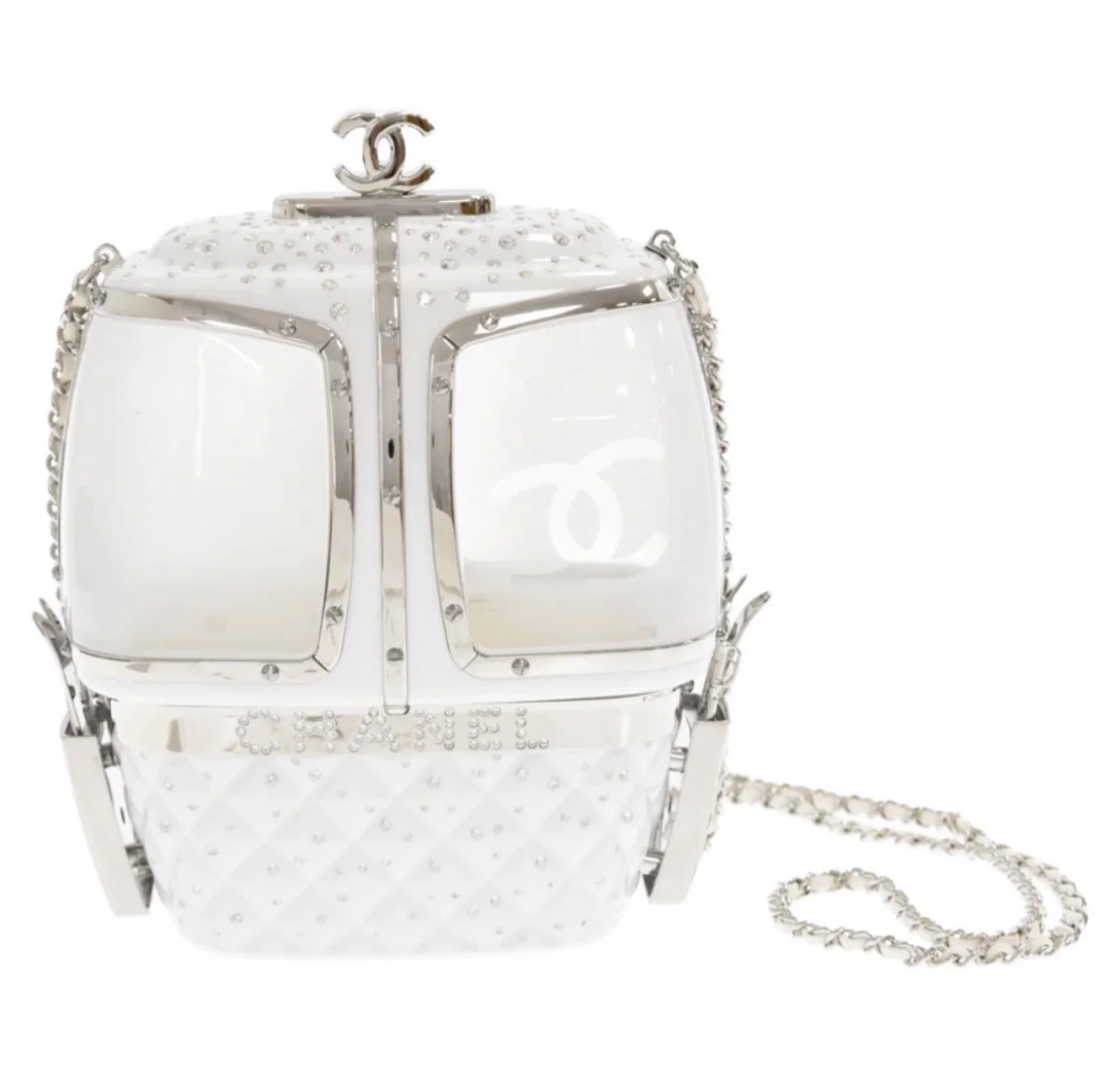 Chanel 19k Gondola Lift Minaudière Clutch Bag