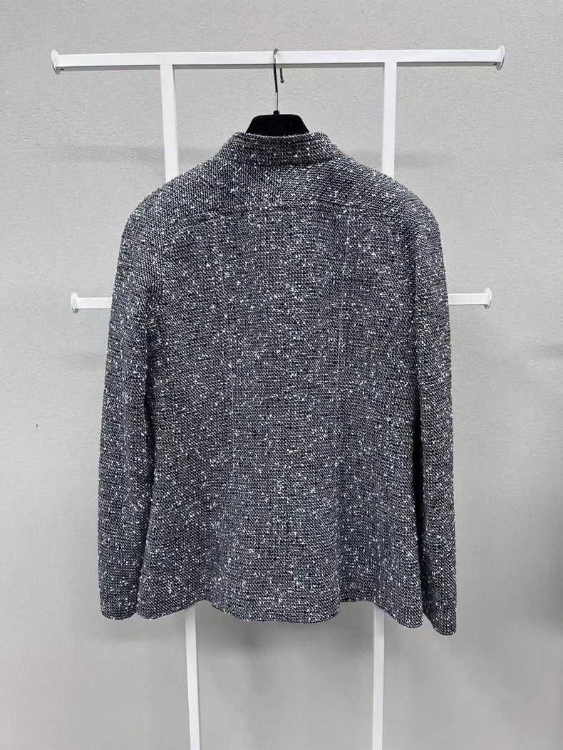 Chanel 19p gray tweed jacket - Image 2