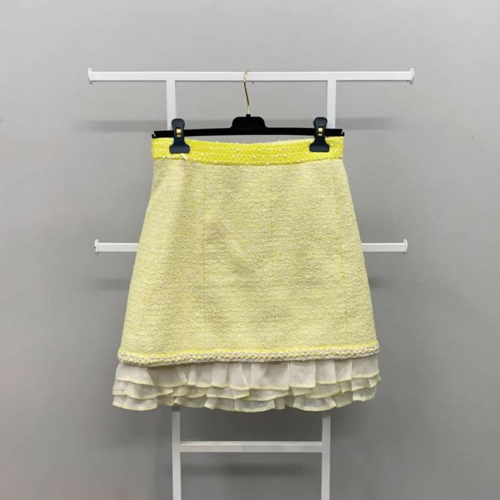 Chanel 19S yellow skirt - Image 2