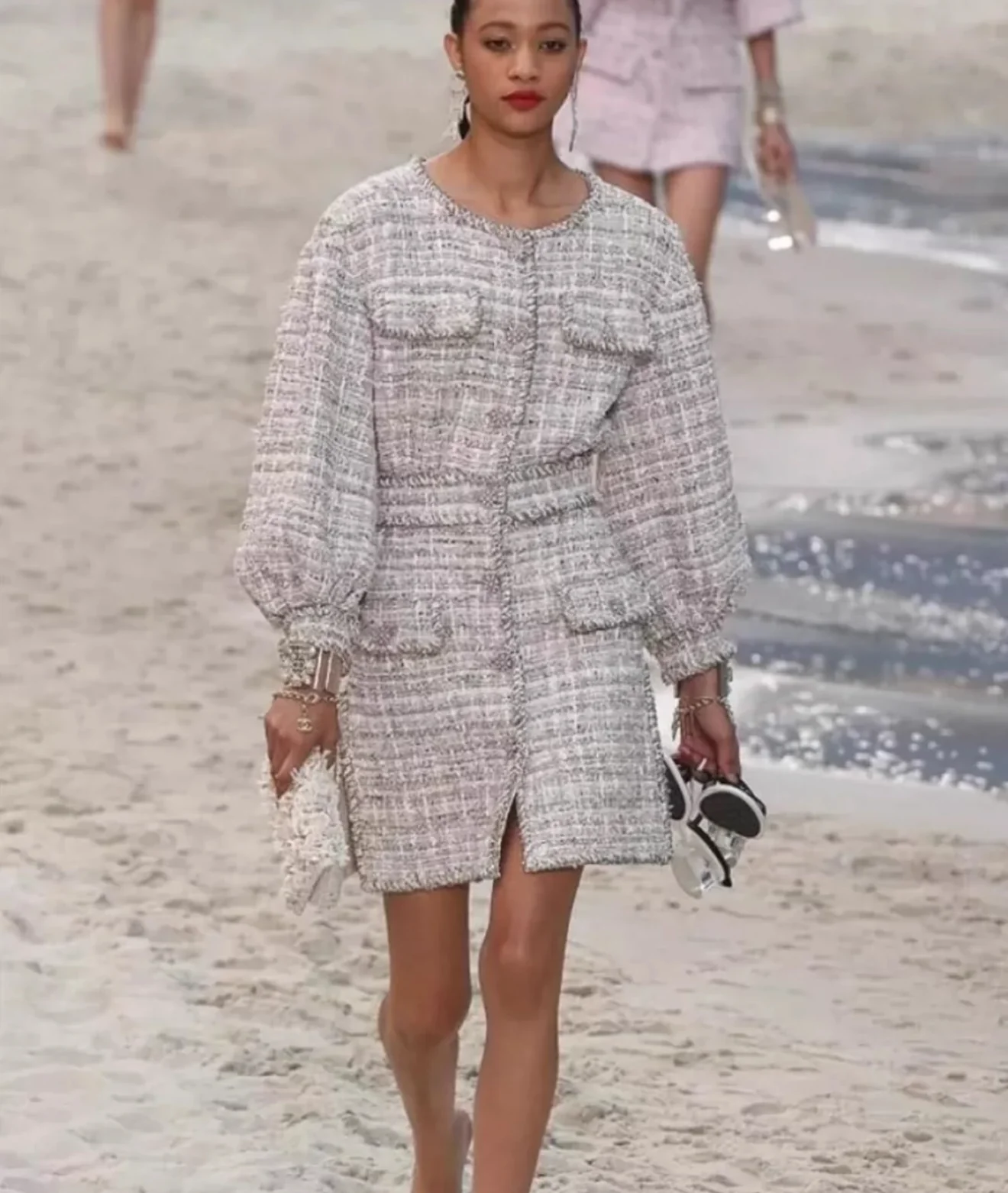Chanel 19S Multicolor Tweed Dress very rare - Image 5