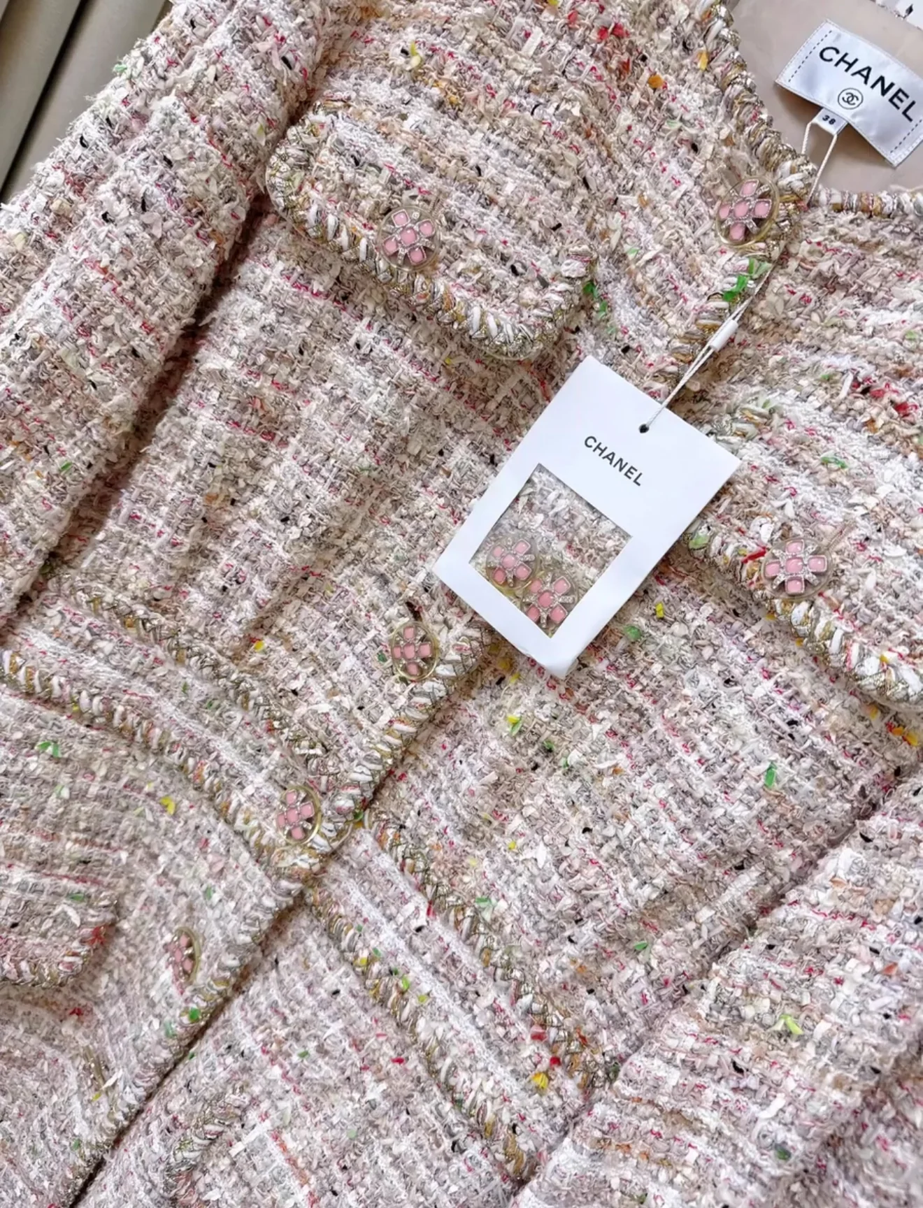 Chanel 19S Multicolor Tweed Dress very rare - Image 7