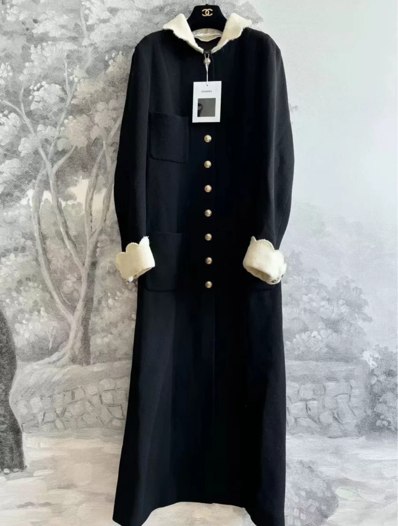 Chanel 20 Black Maxi Dress