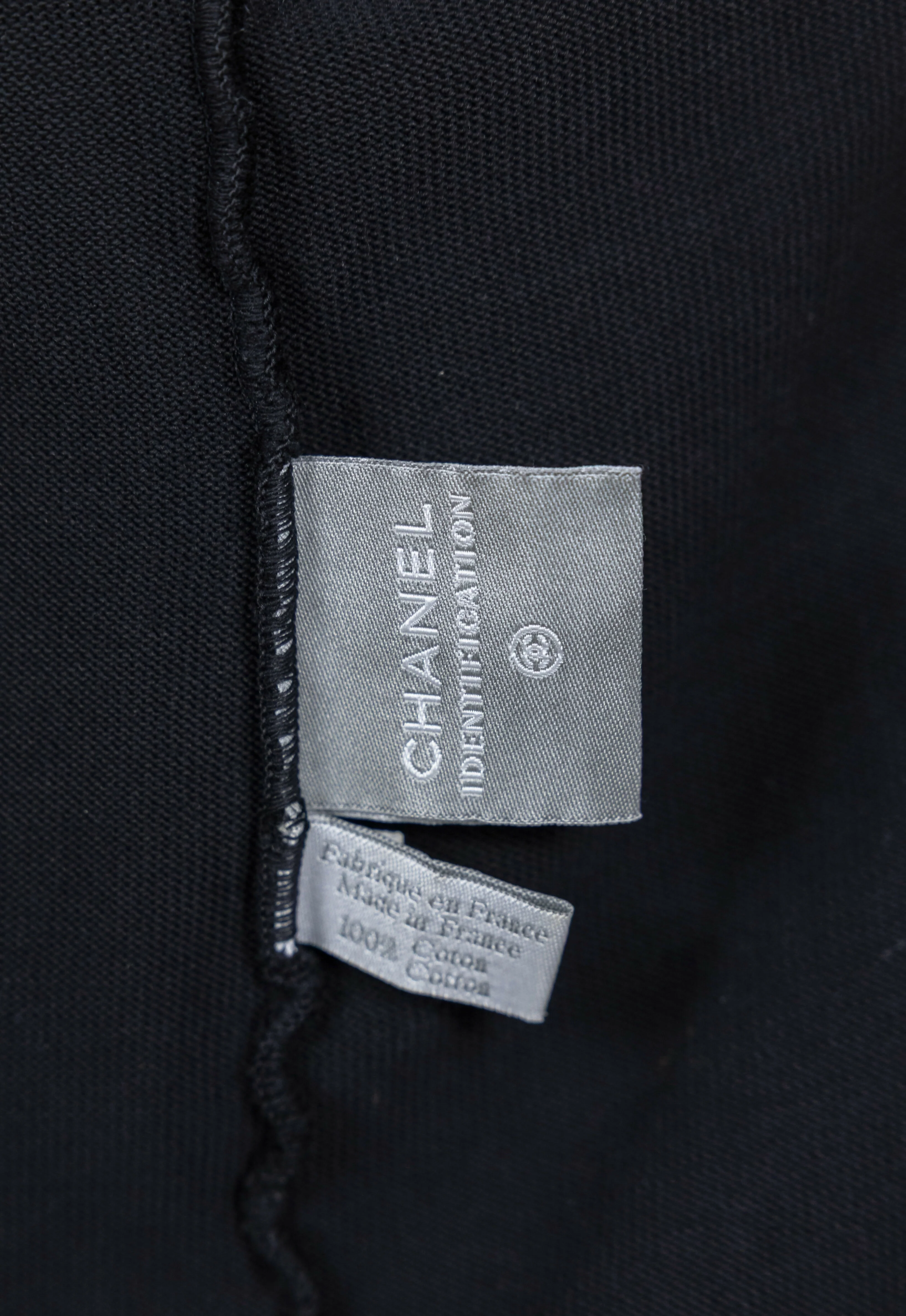 Chanel 2003 Vintage Navy Blue Knit Logo Lounge Set - Image 9