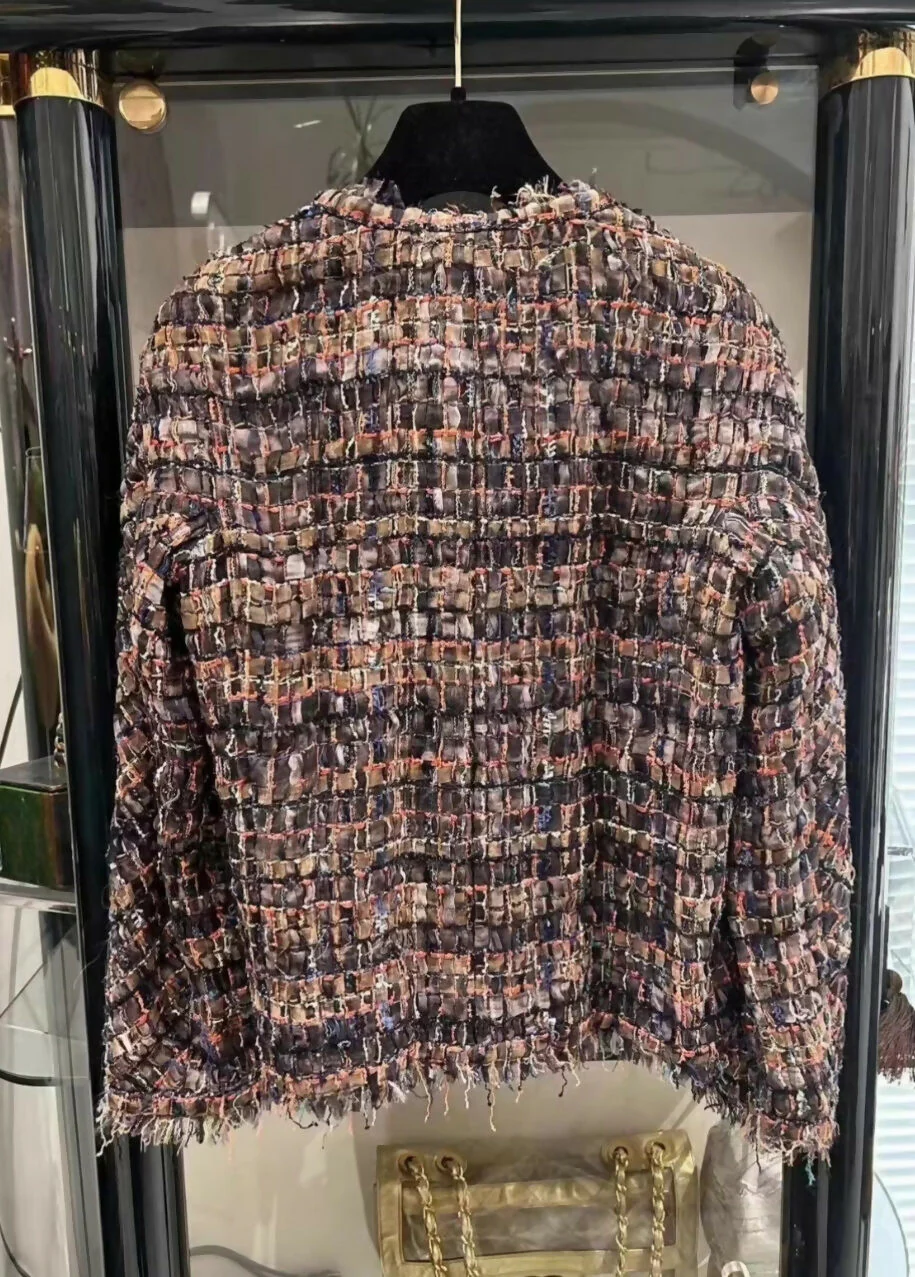 Chanel 2010 multicolor tweed jacket - Image 2