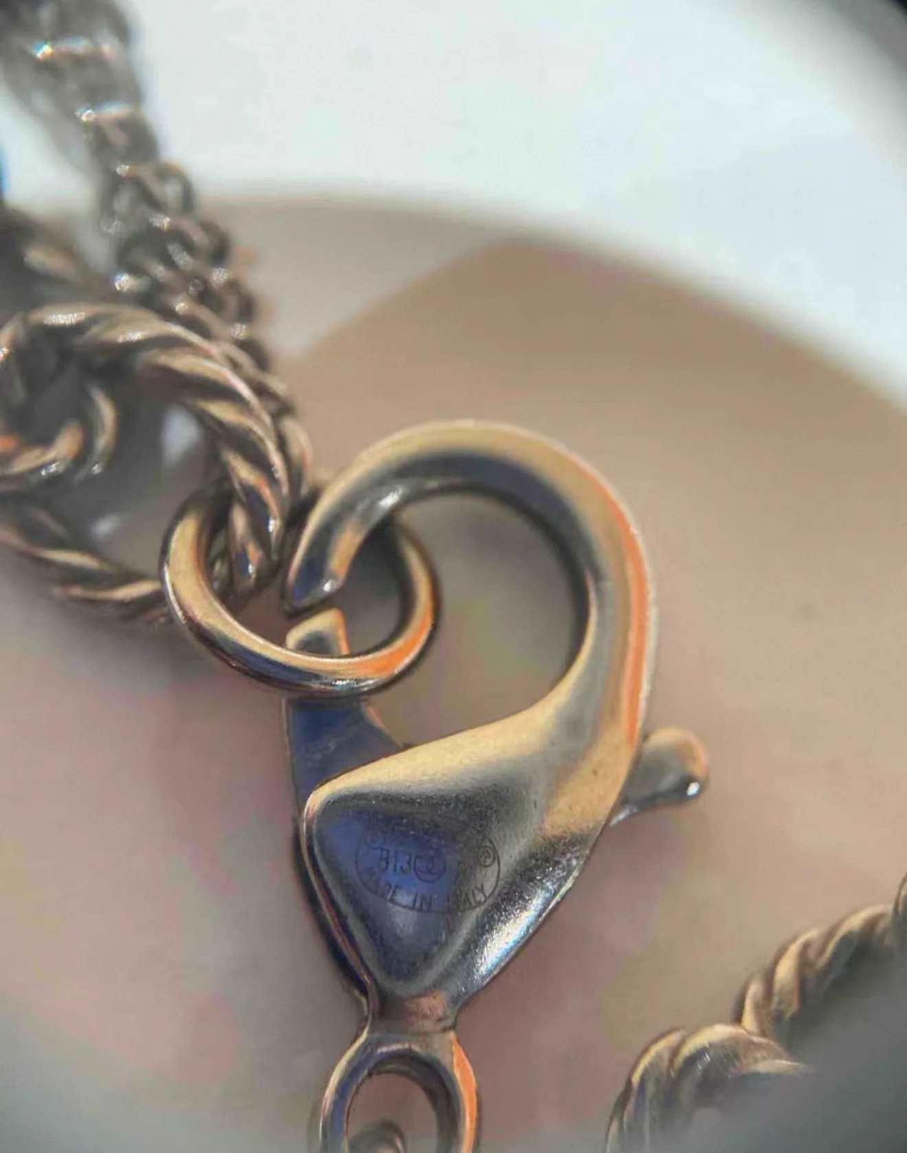 Chanel 2013 Blue/Silver Cross pendant necklace - Image 6