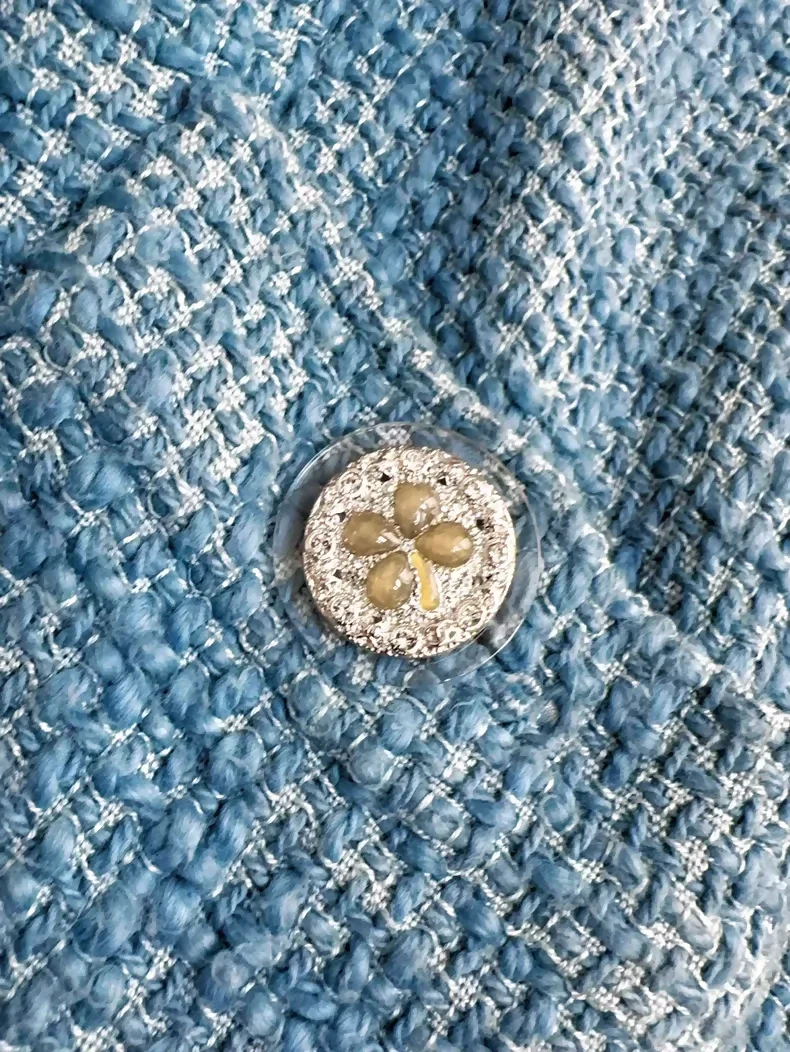 Chanel 2013 blue tweed jacket - Image 6