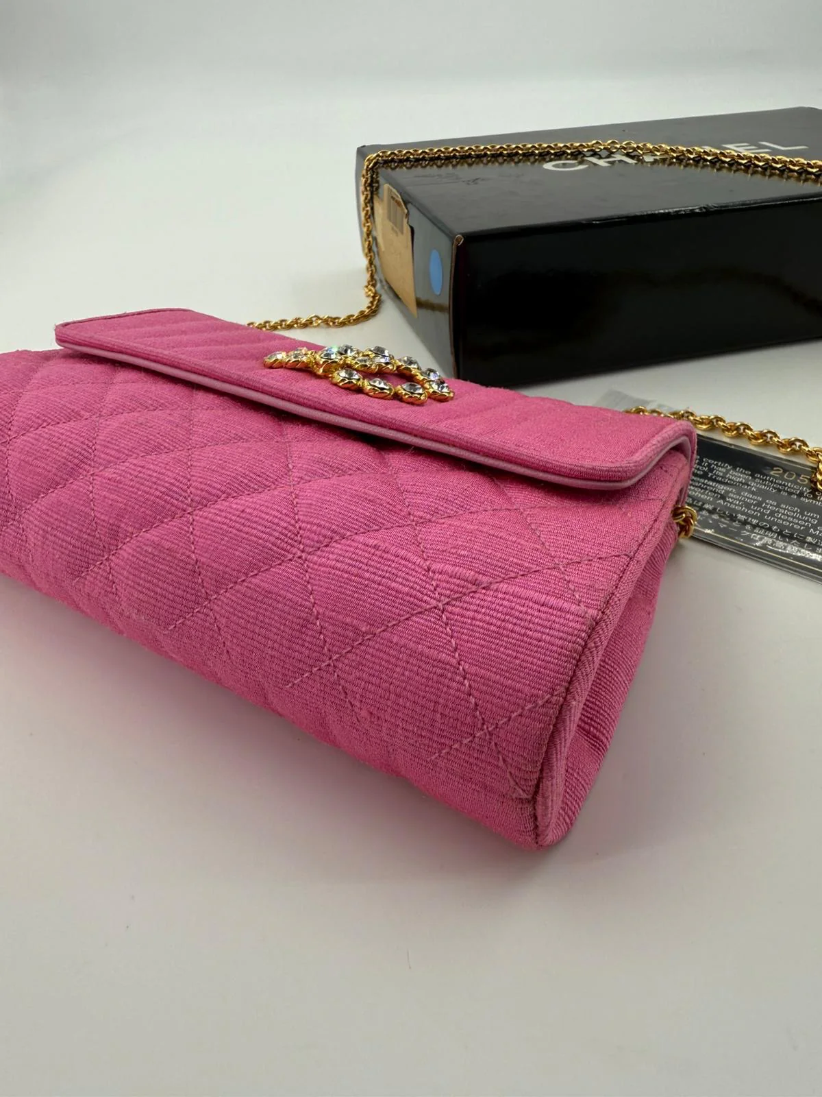 Chanel 2014 pink clutch - Image 2