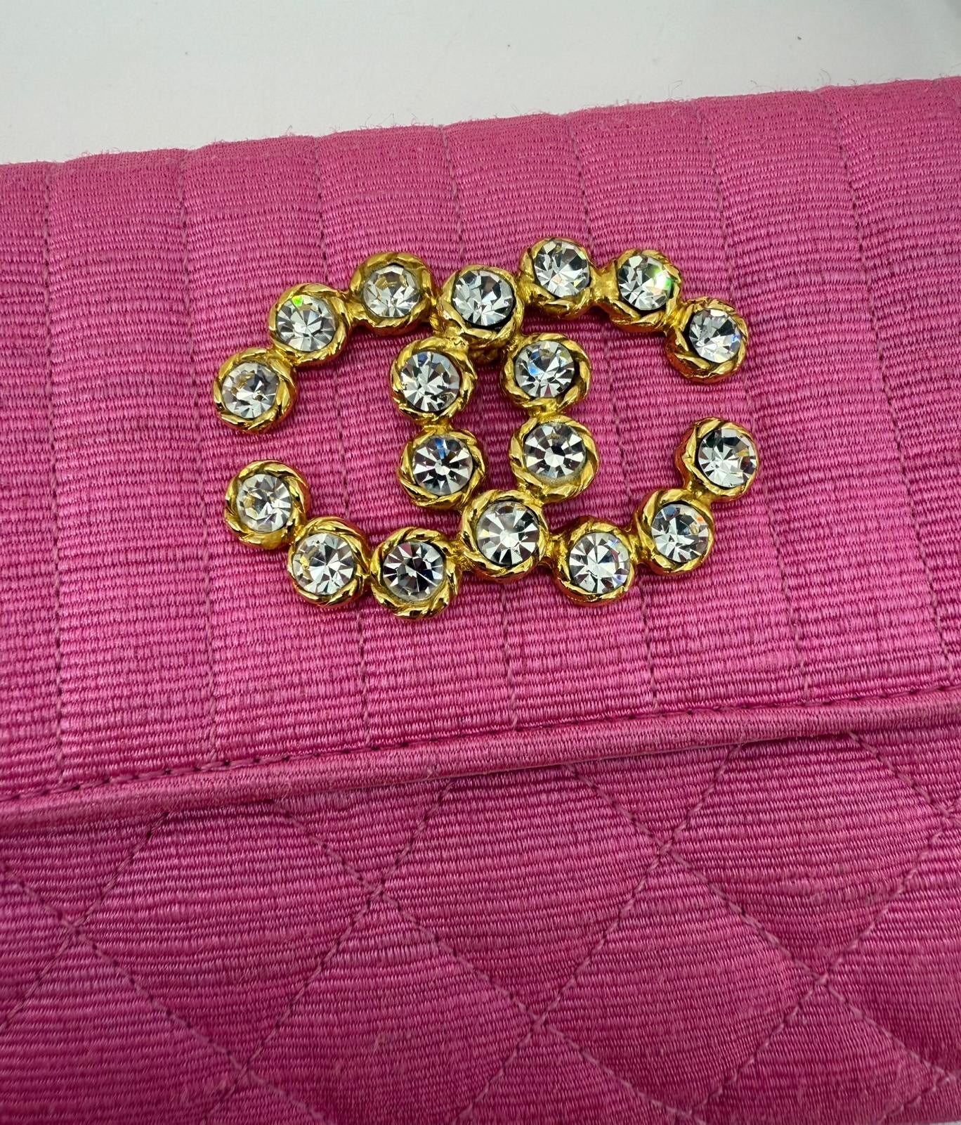 Chanel 2014 pink clutch - Image 4