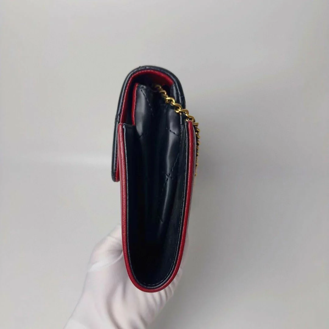 Chanel 2014 Vintage Brasserie Gabrielle Menu Clutch - Image 4