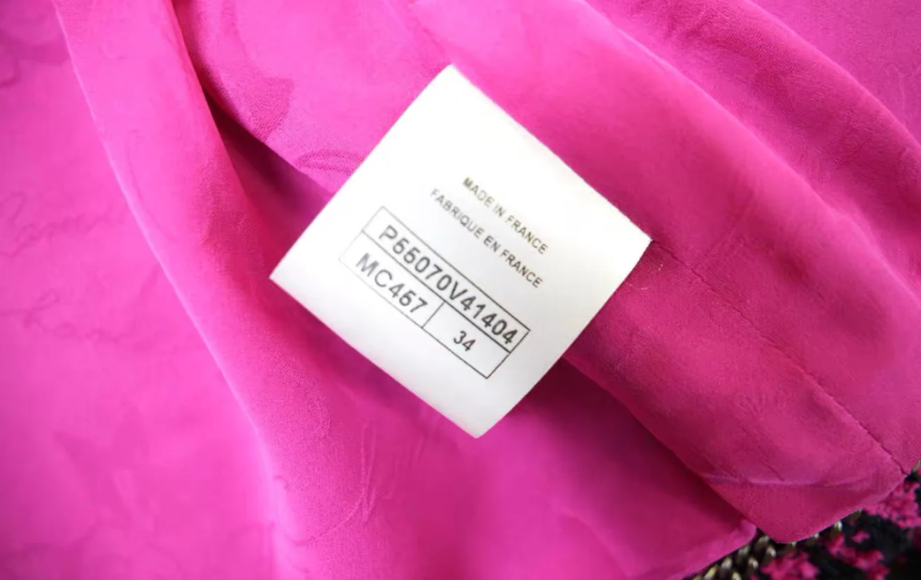 Chanel 2016 Pink Fuchsia tweed jacket and dress suit - Image 5