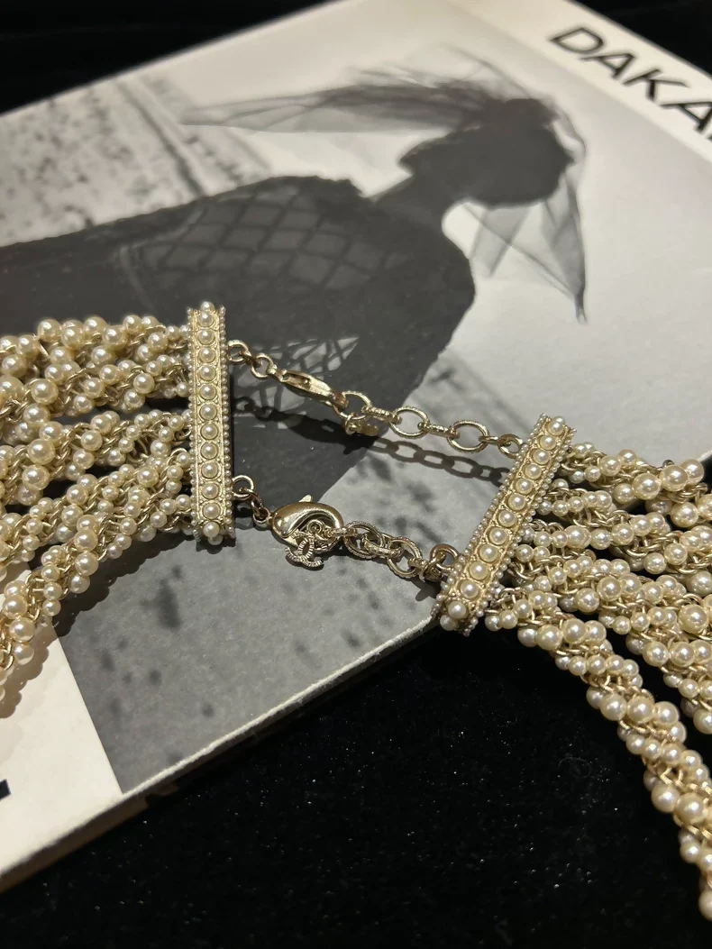 Chanel 2017 Metropolitan Multi-Layer Pearl Necklace - Image 3