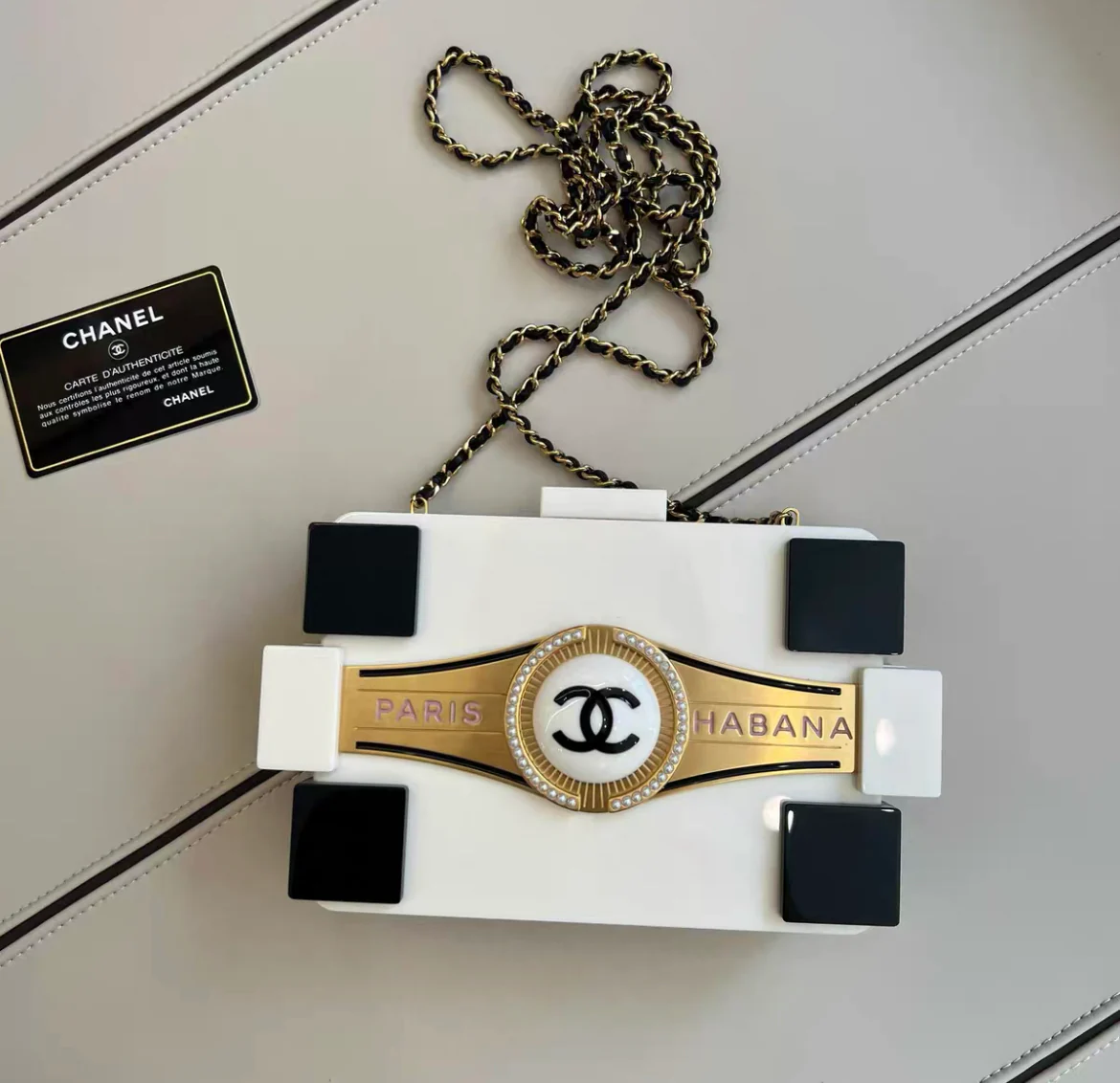 Chanel 2017 Runway Paris Havana Lego Bag - Image 2