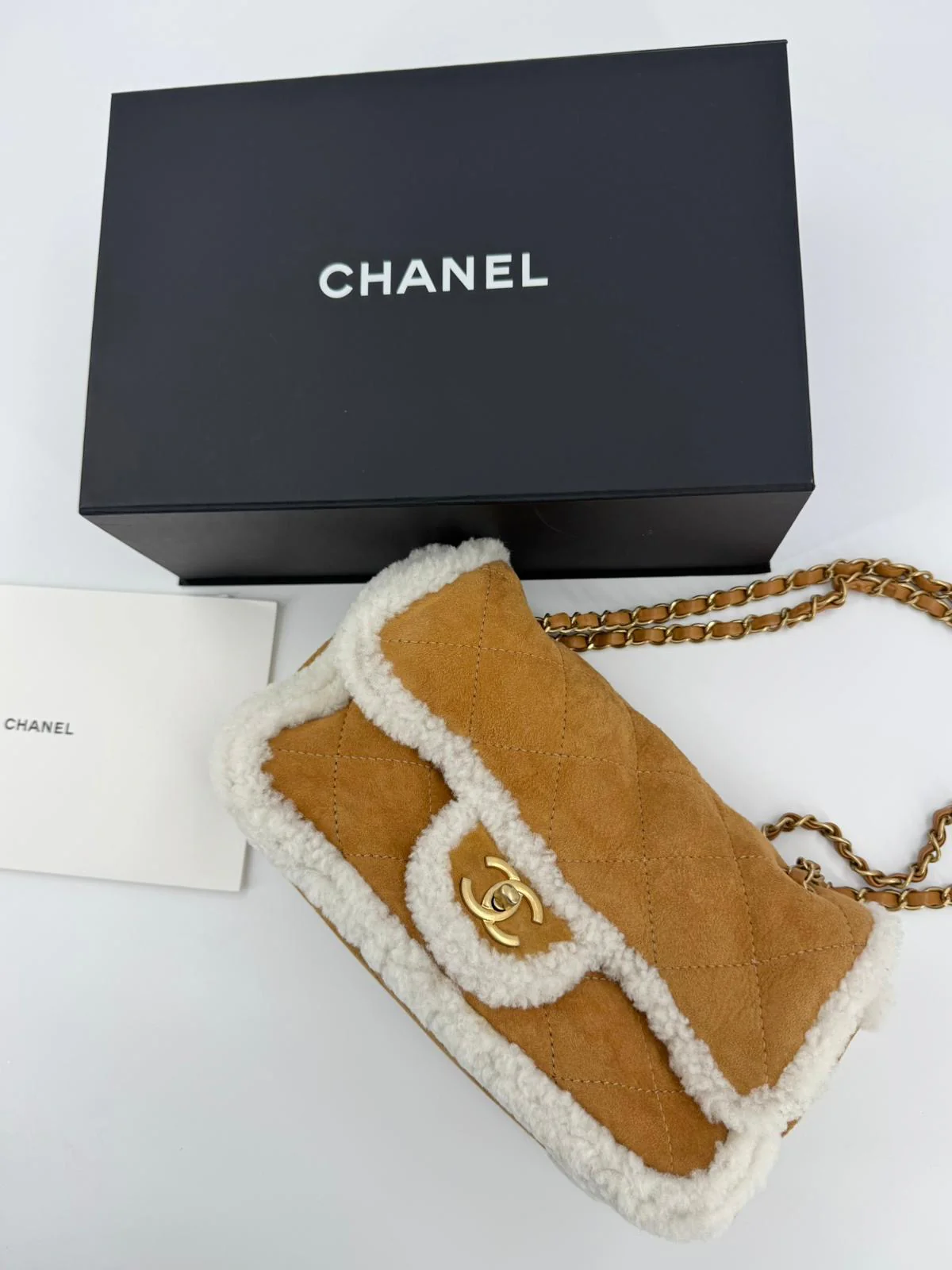 Chanel 2018 Shearling Coco Neige Flap Bag - Image 18