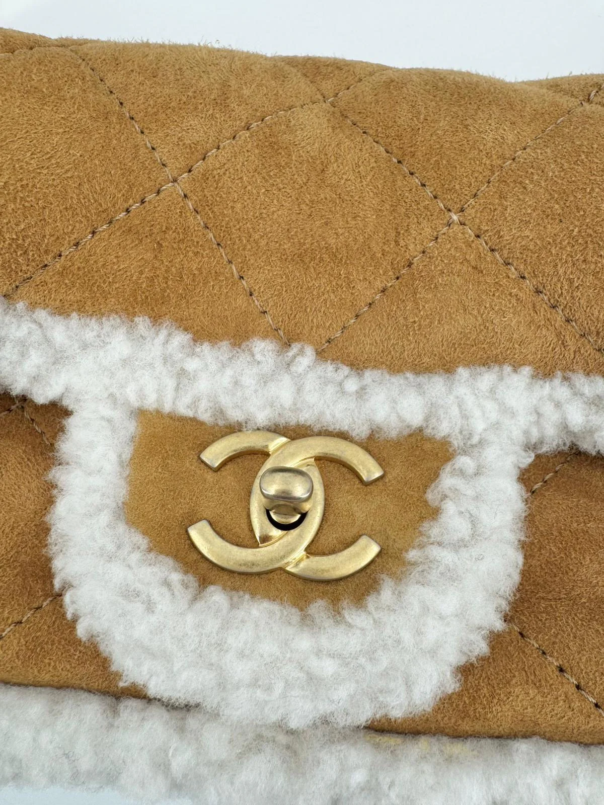 Chanel 2018 Shearling Coco Neige Flap Bag - Image 22