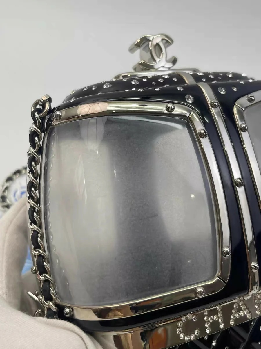 Chanel 2019 Black Gondola Minaudière Evening in the Mountain Clutch Bag - Image 4