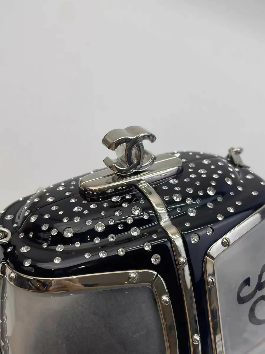 Chanel 2019 Black Gondola Minaudière Evening in the Mountain Clutch Bag - Image 7