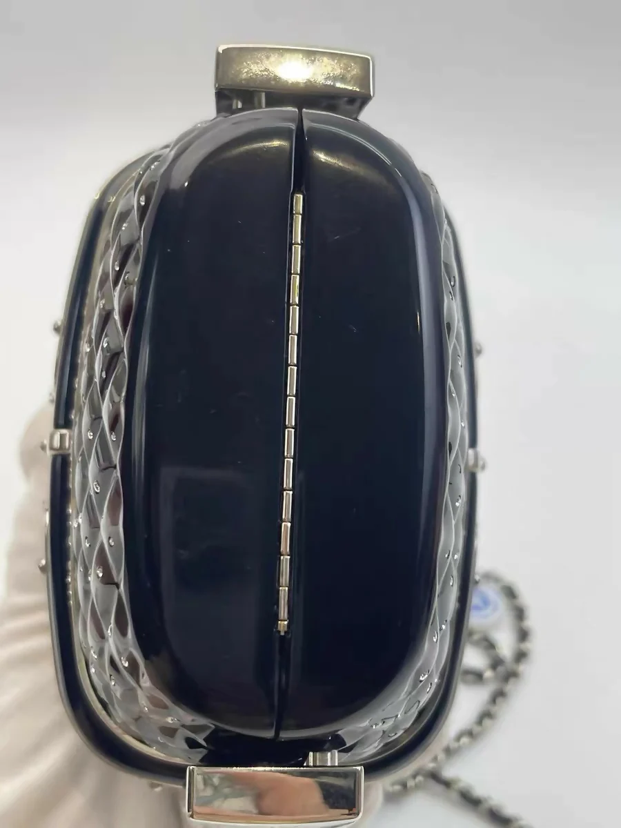 Chanel 2019 Black Gondola Minaudière Evening in the Mountain Clutch Bag - Image 9