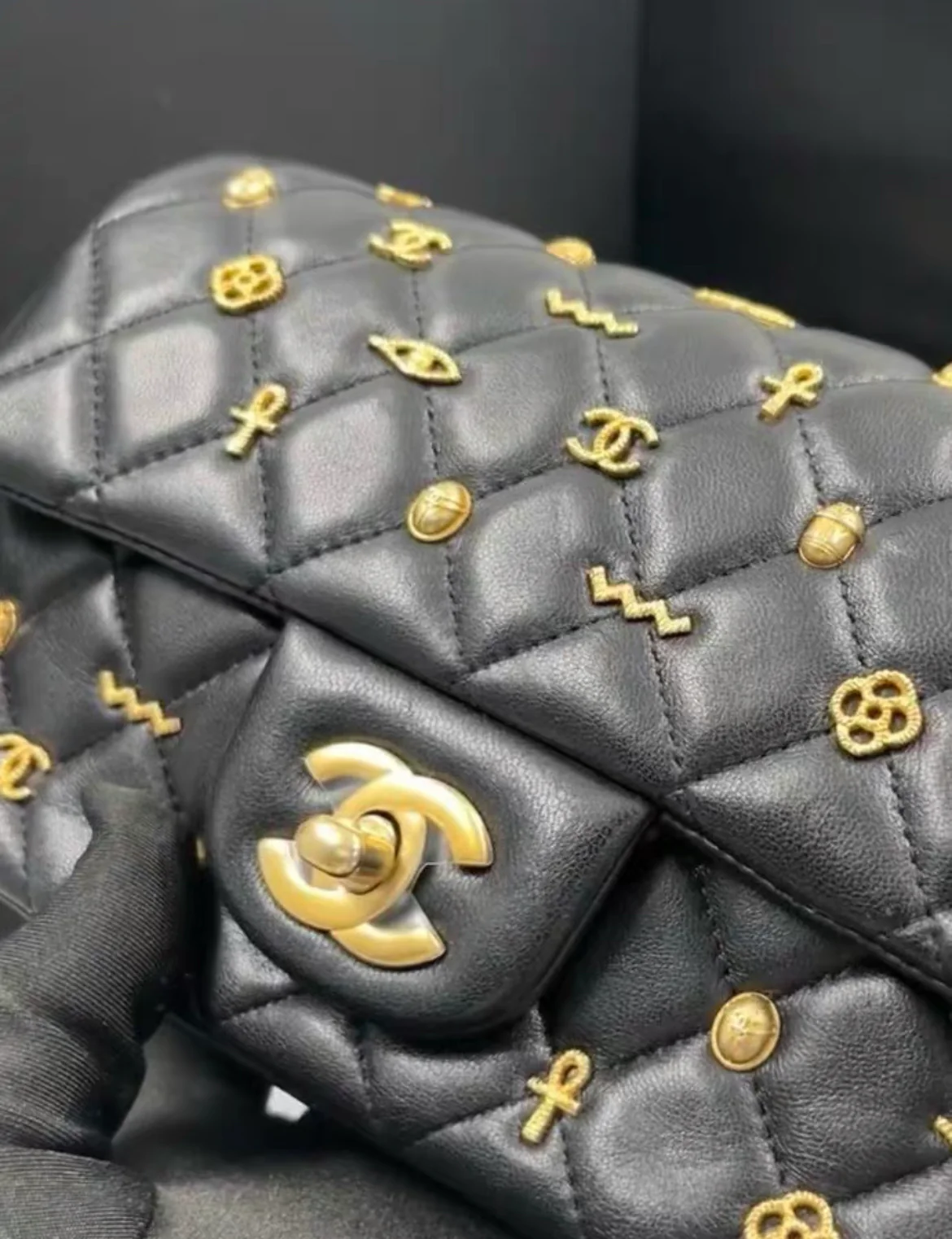 Chanel 2019 Classic Mini Flap Egyptian Amulet - Image 3