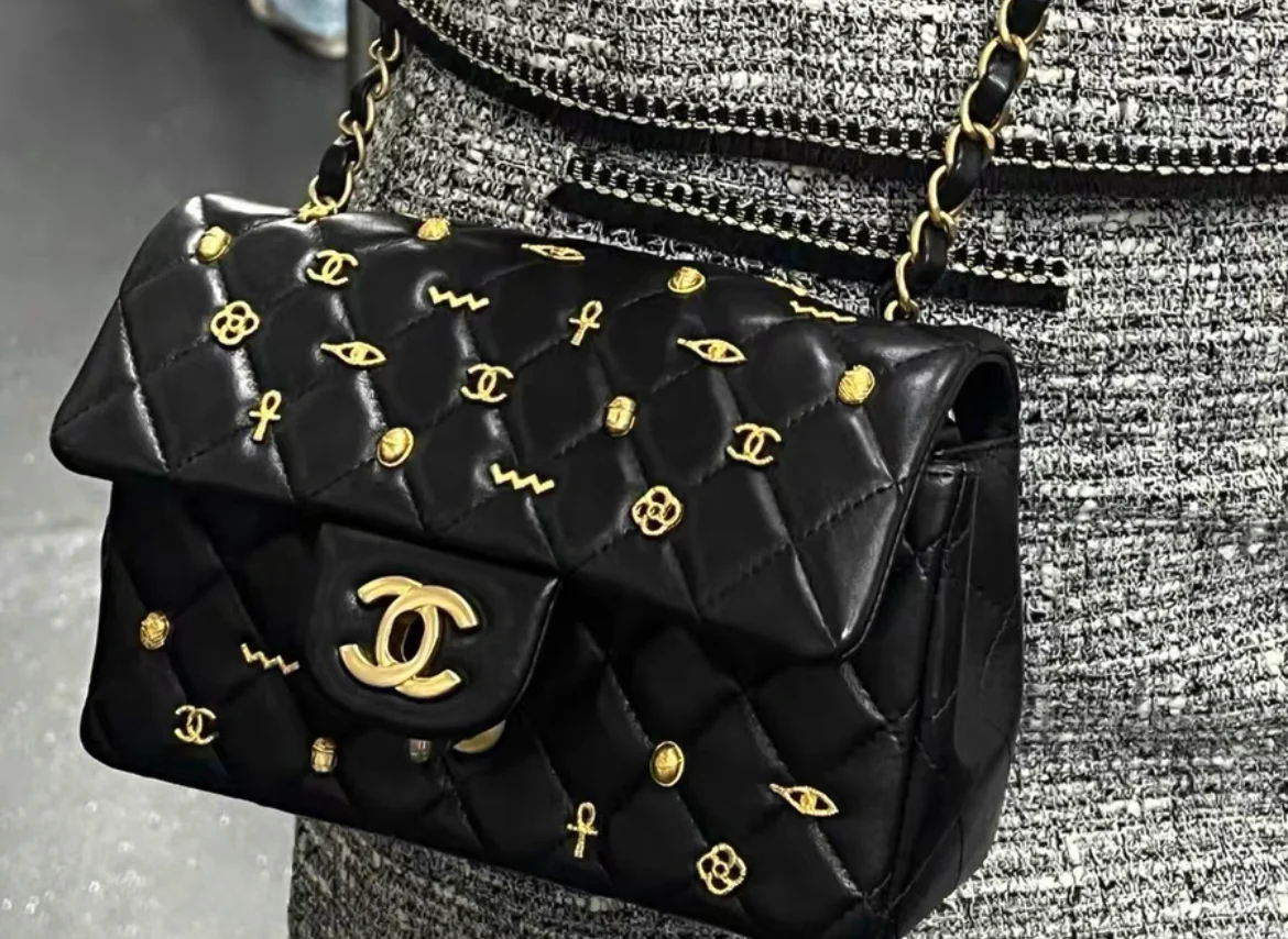Chanel 2019 Classic Mini Flap Egyptian Amulet - Image 8