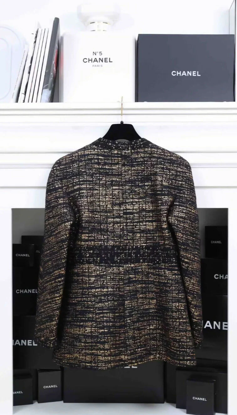 Chanel 2019 Egypt Series Black and Gold Jacket - Image 2