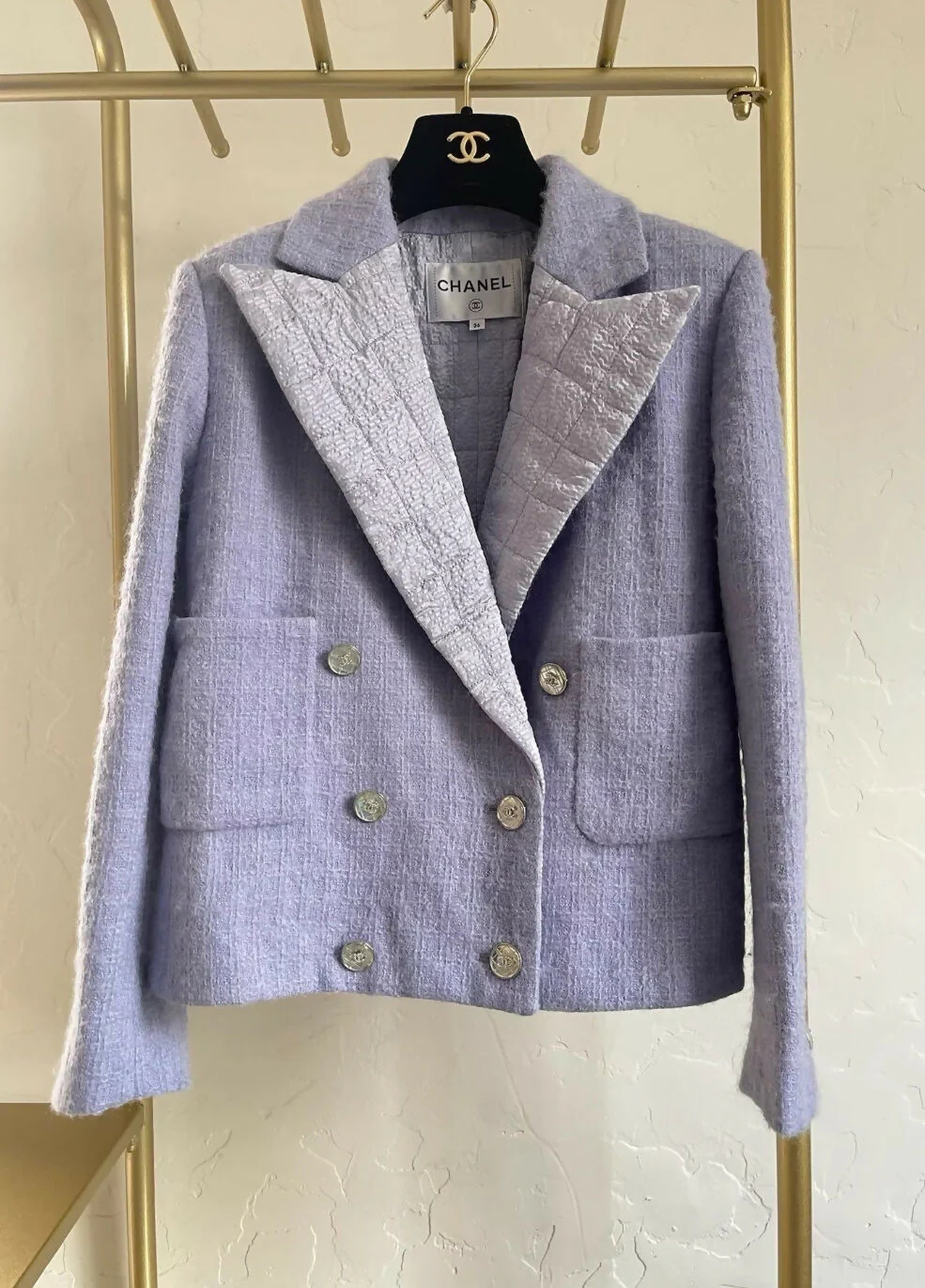 Chanel 21k purple coat - Image 2