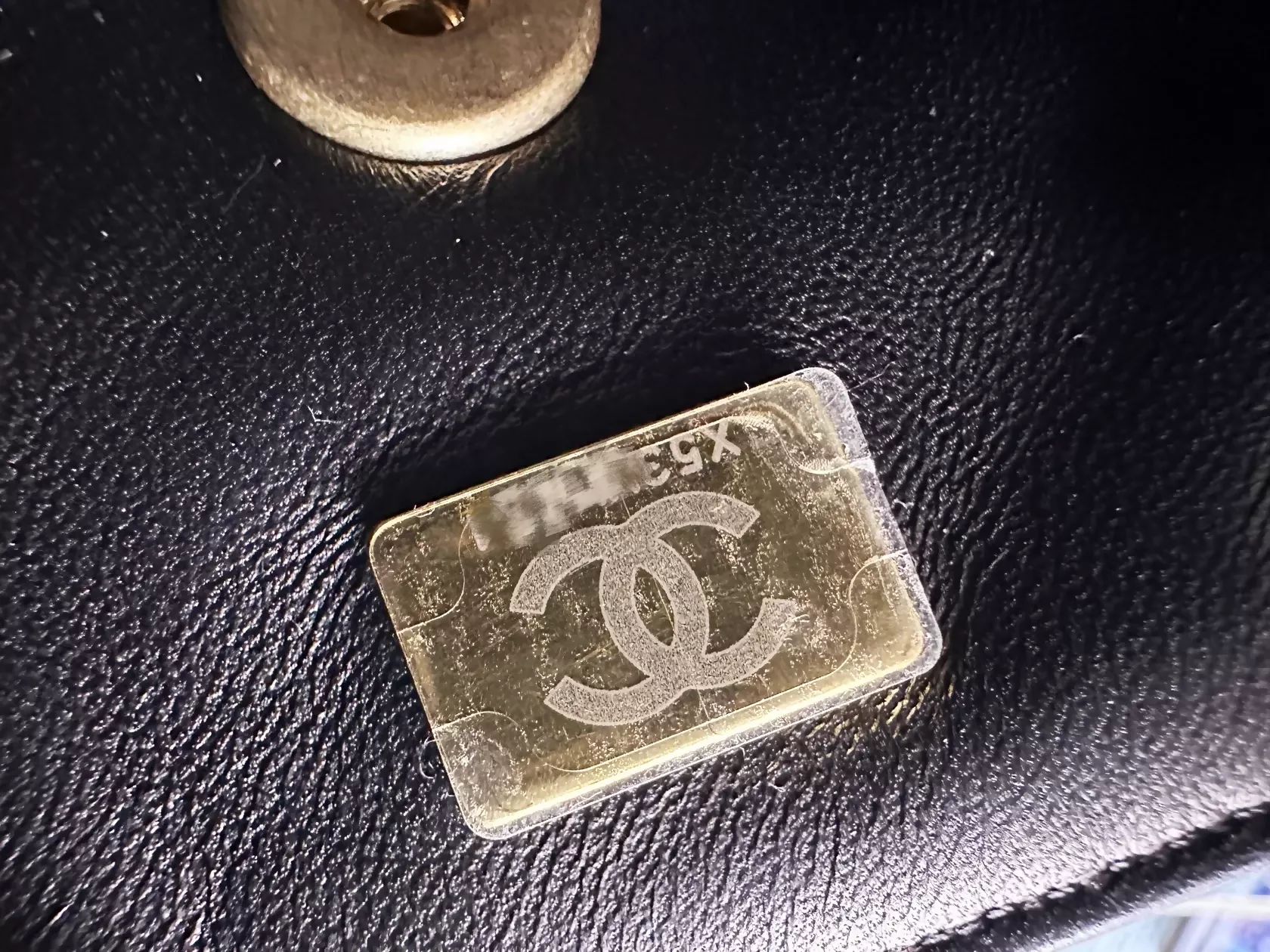 Chanel 2022 Mini Flap Bag in Black Velvet with Pearls and Gold Hardware - Image 10