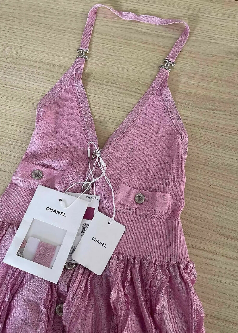 Chanel 23P pink dress - Image 3