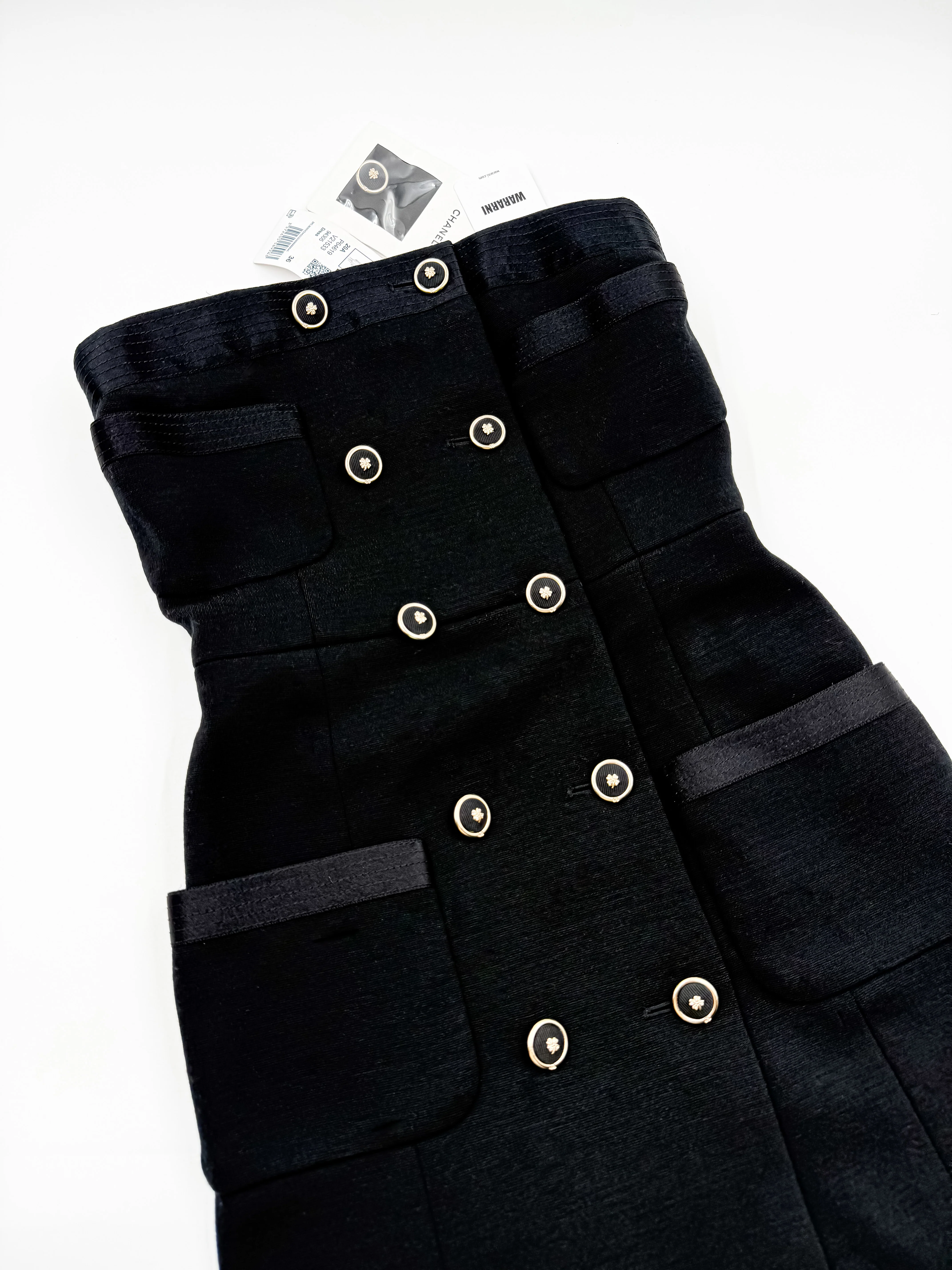 CHANEL 20A Black Dress - size 36