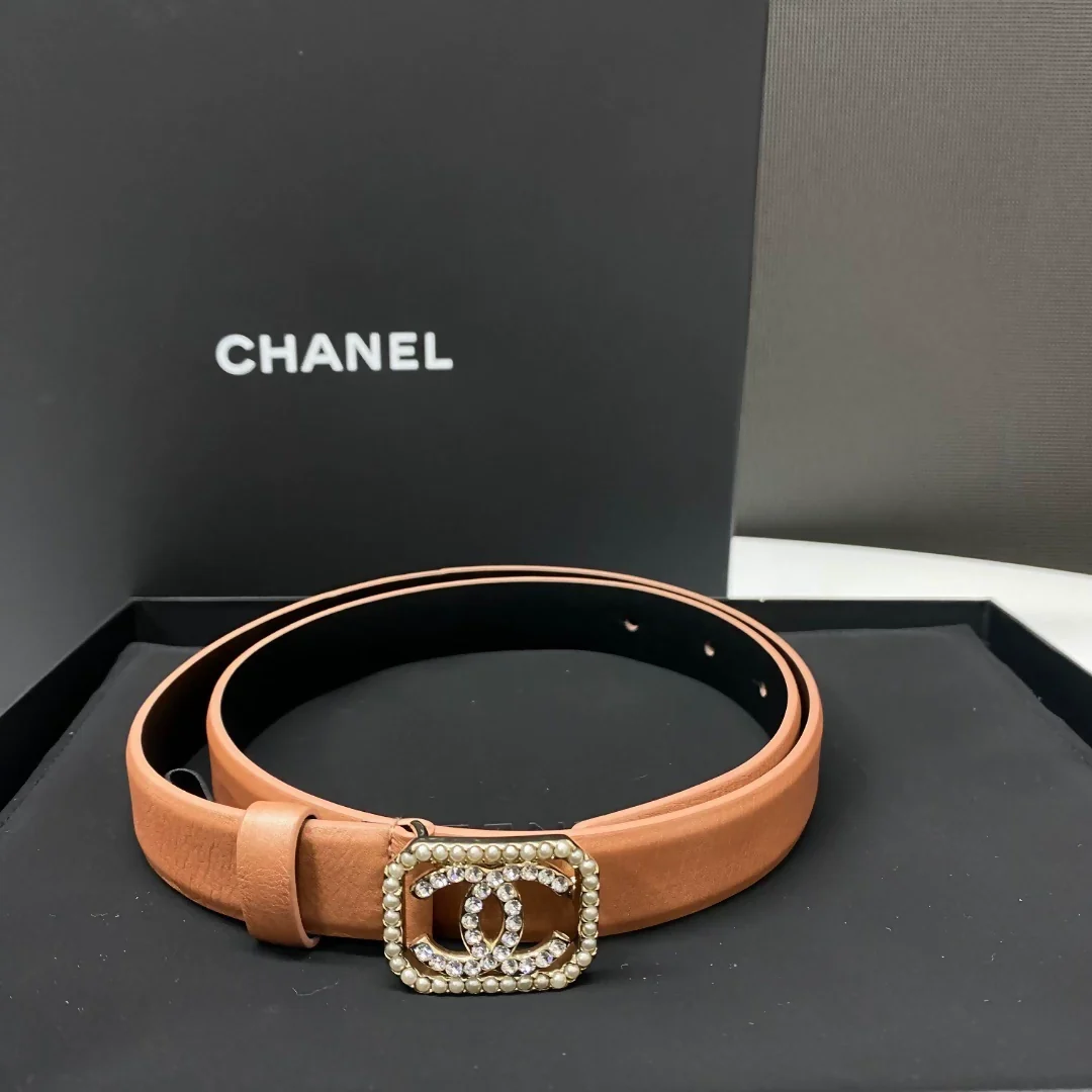 Chanel 20B full diamond pearl belt - Image 3